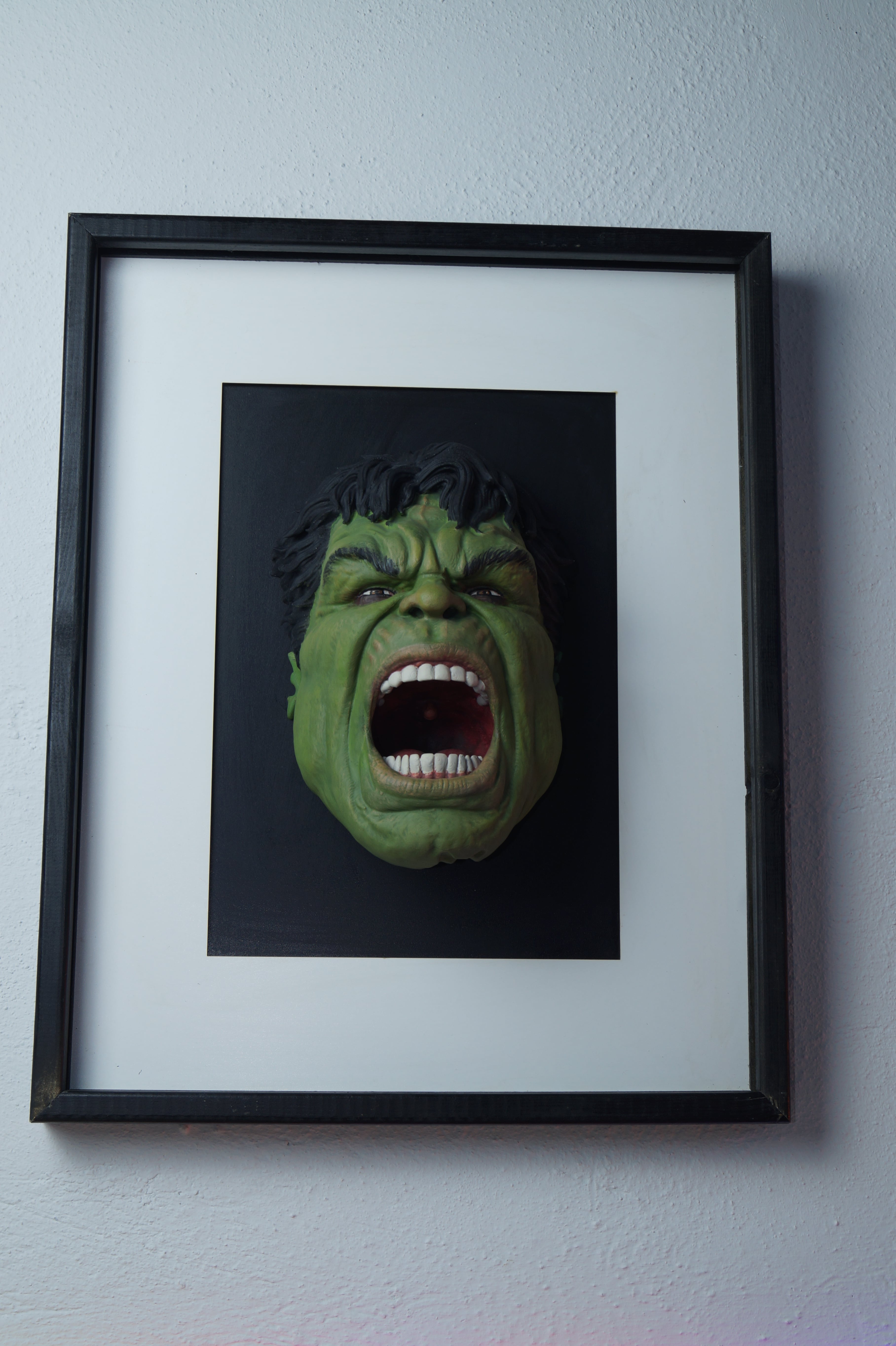 HULK 40X50 ÇERÇEVELİ  3D TABLO
