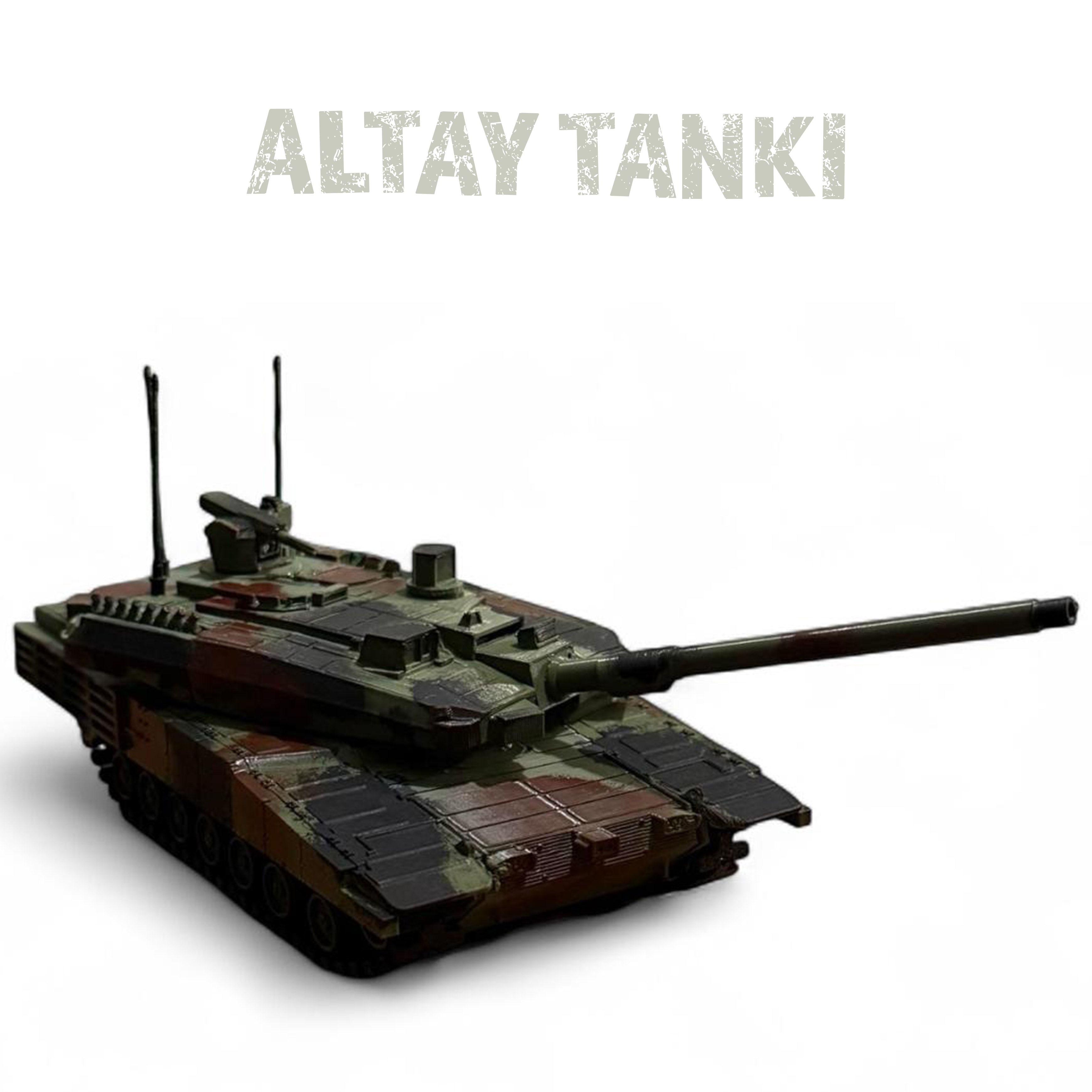 ALTAY 1/35 Ölçek, 11×21,5×11,5 cm Boyutlu, Hareketli Palet Sistemi Olan Tank Maketi