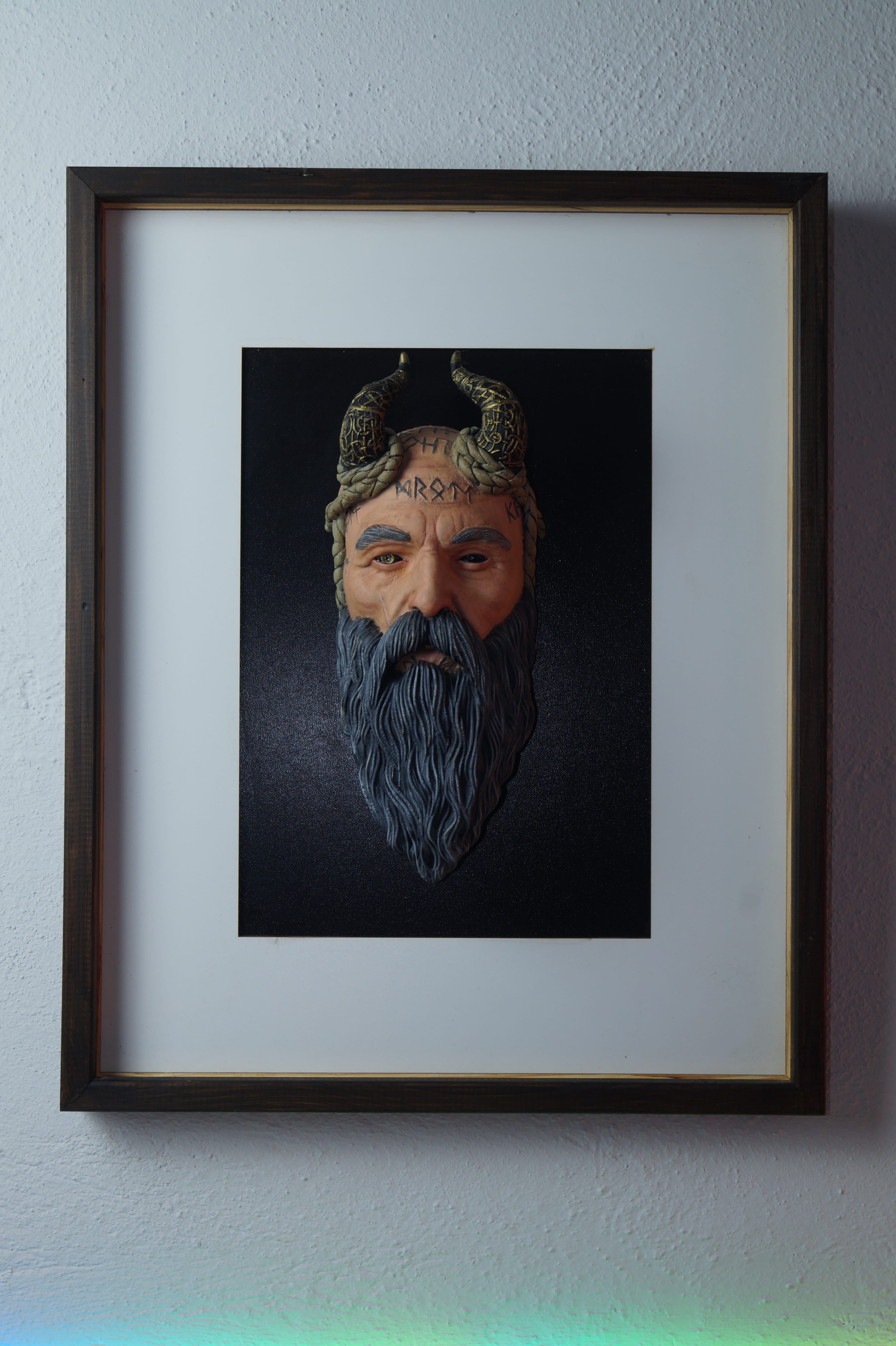 GOD OF WAR MİMİR 40X50 ÇERÇEVELİ  3D TABLO