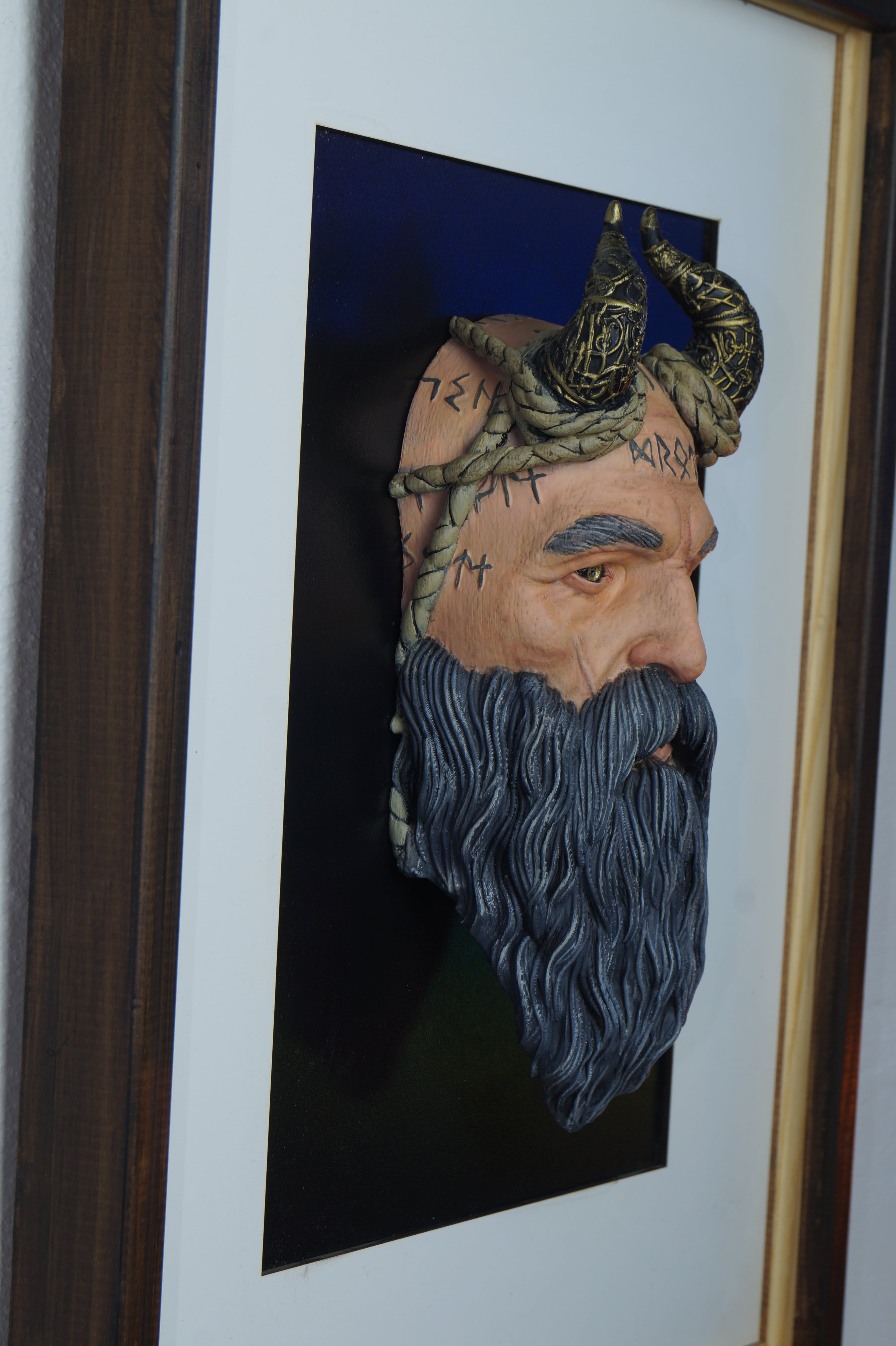 GOD OF WAR MİMİR 40X50 ÇERÇEVELİ  3D TABLO