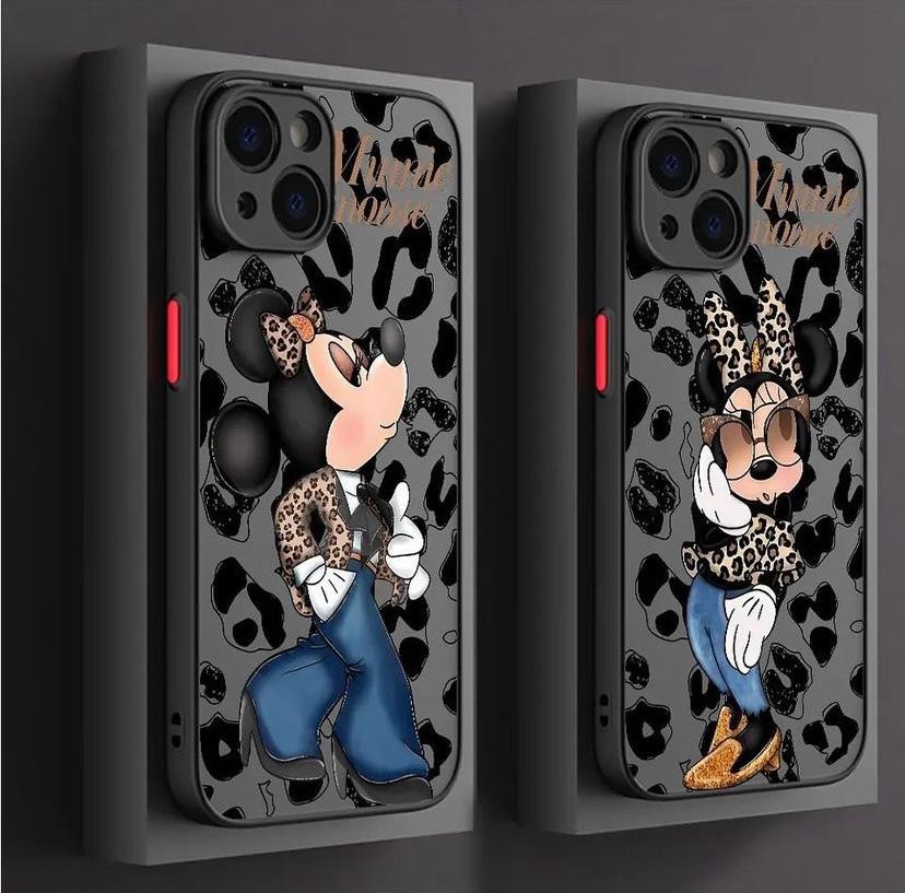 Minnie Mouse Leopar Tasarımlı Hux Kılıflar