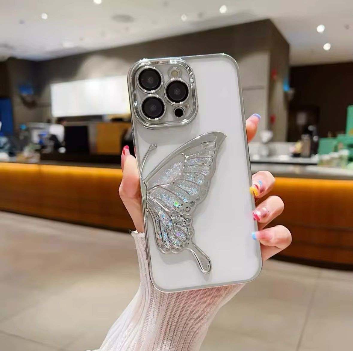 Butterfly Kabartmalı Kılıf