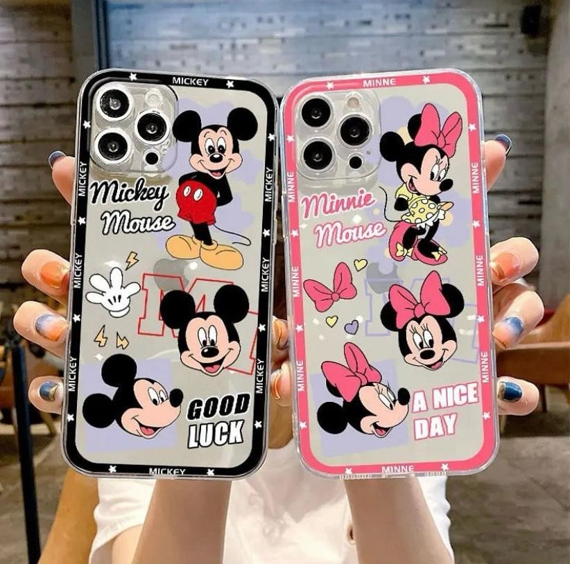 Minnie Mouse Tasarımlı Şeffaf Kılıf