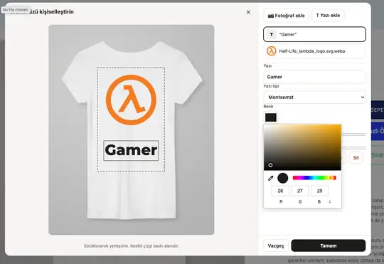 Product Personalizer ekran görüntüsü 1