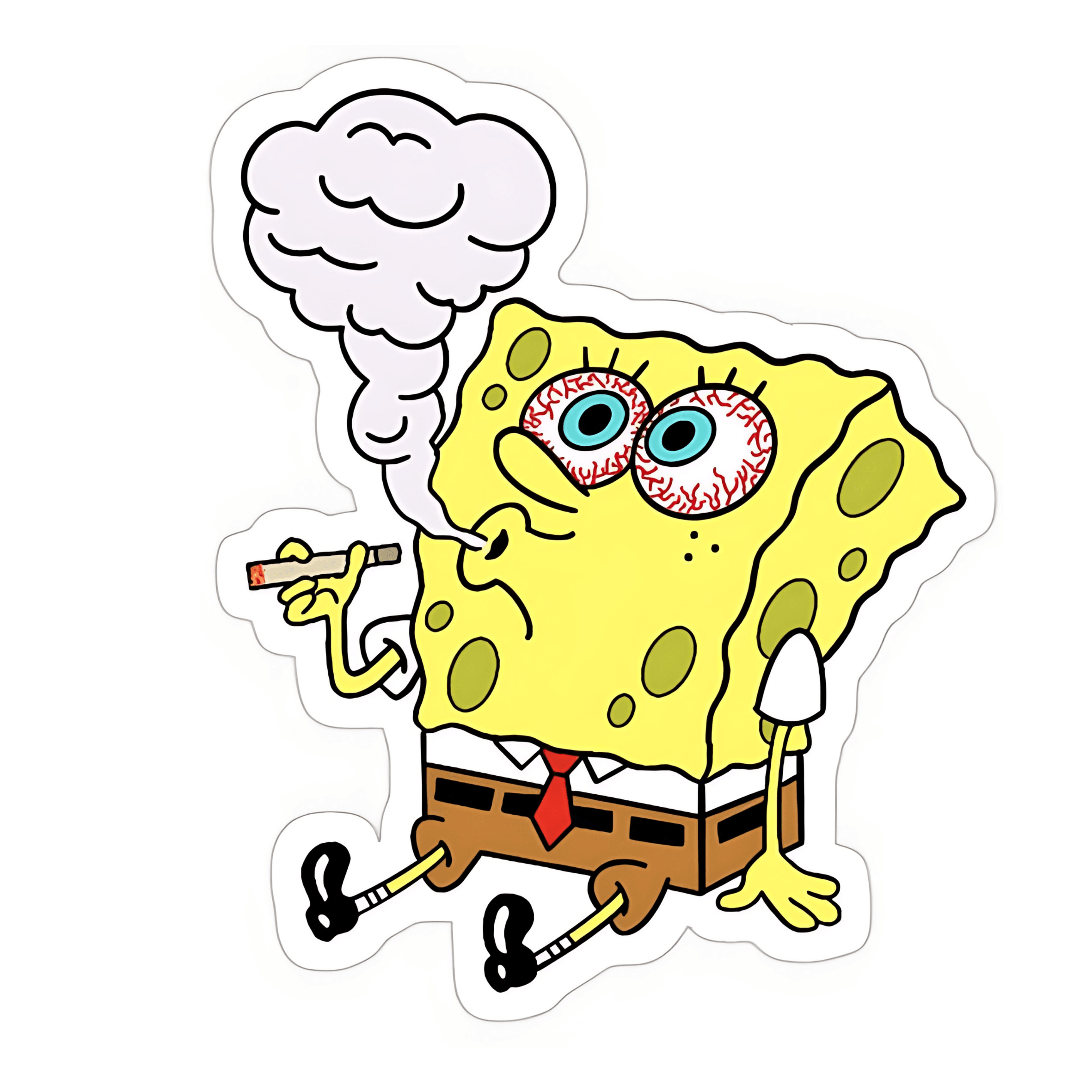 Sünger Bob Sticker 6cm