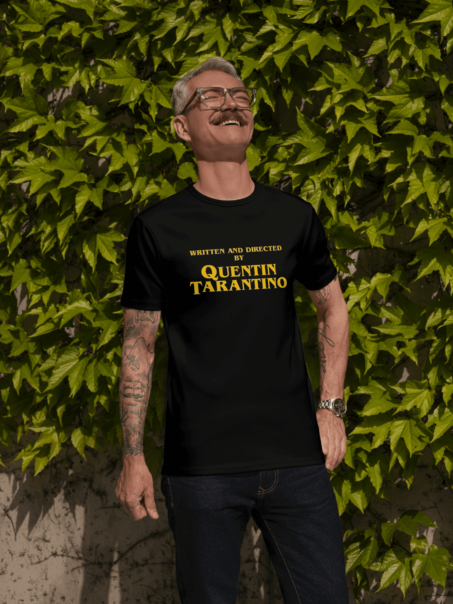 Quentin Tarantino baskılı tshirt byanatoli