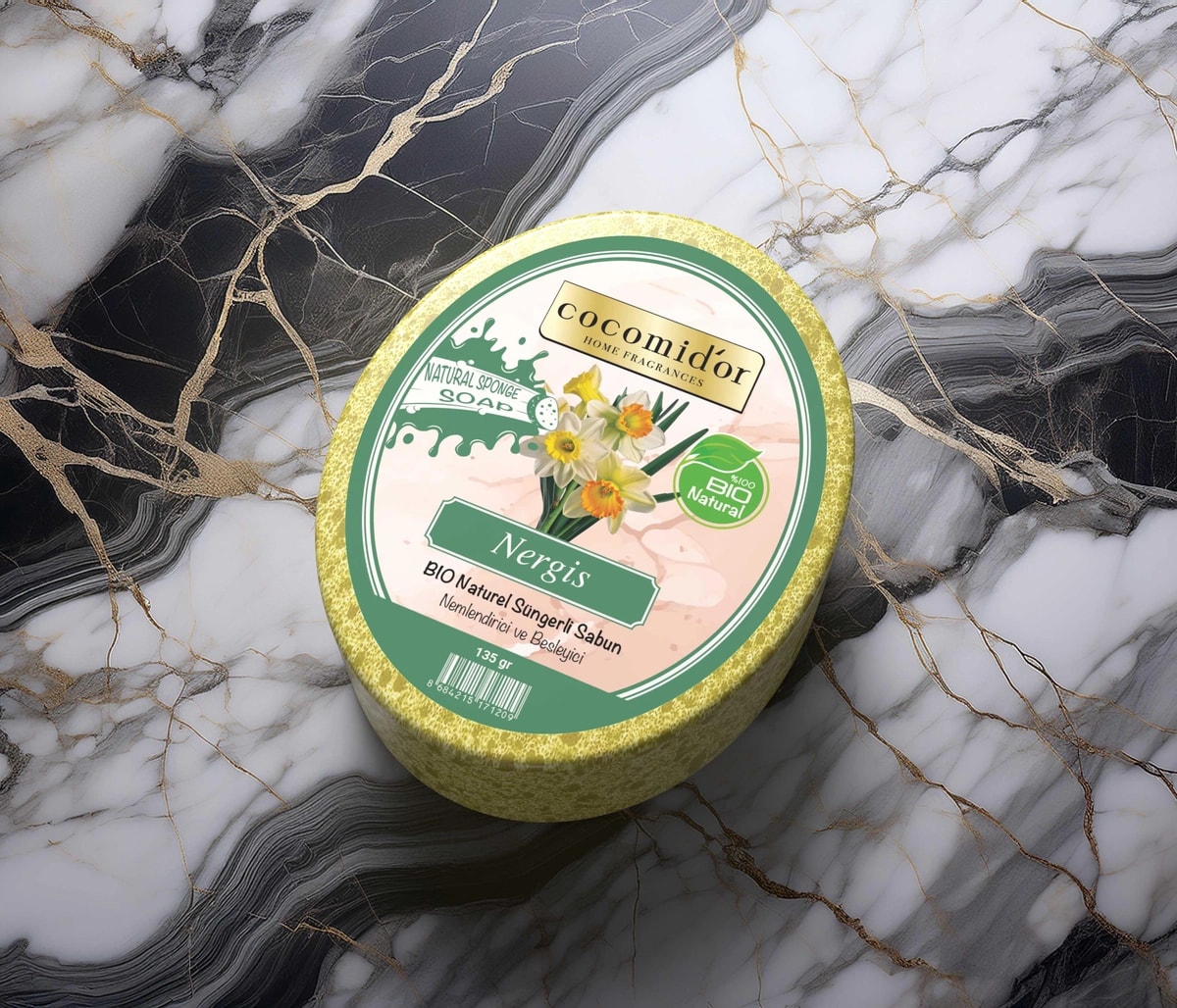 Süngerli Sabun Nergis