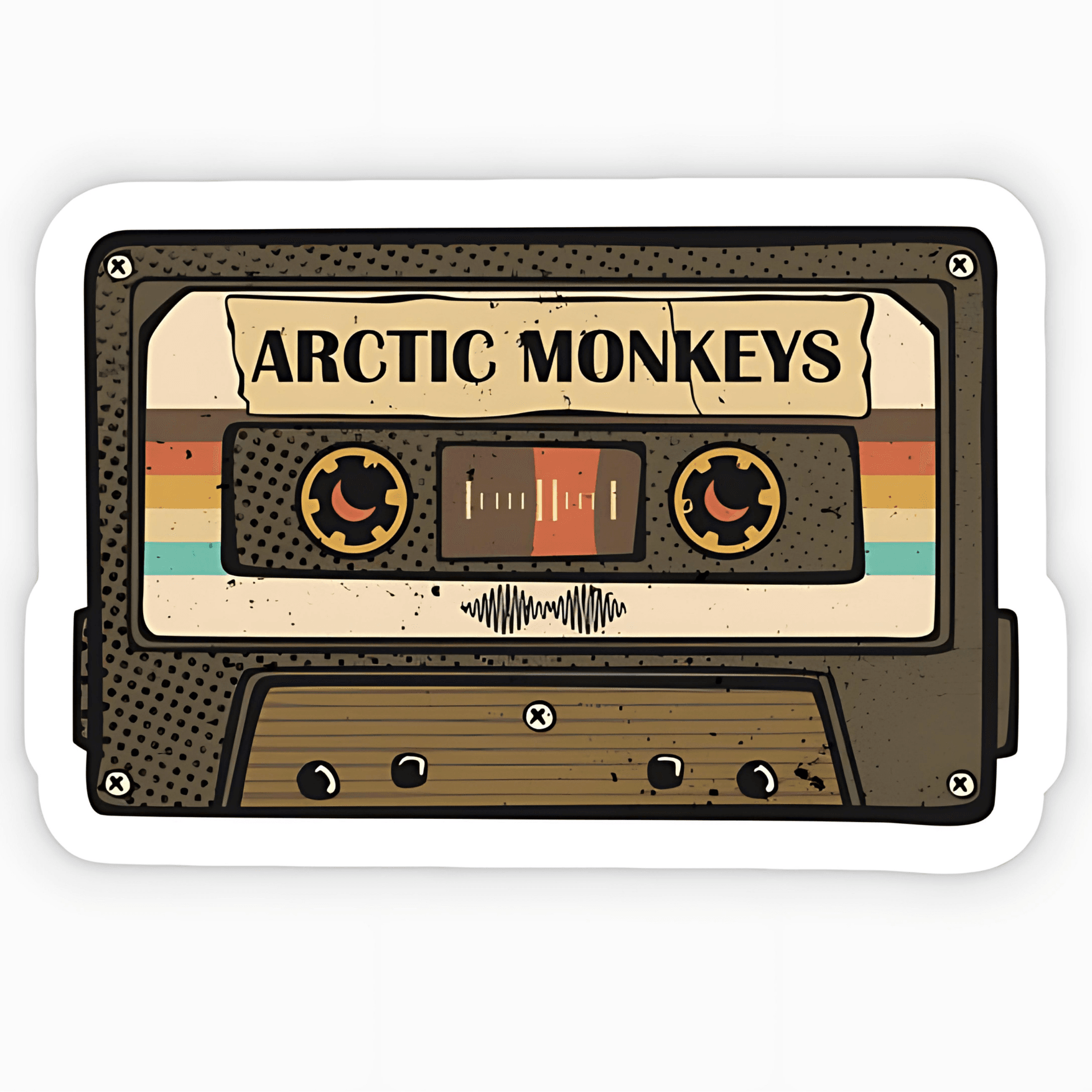 Arcetic Monkeys sticker 6cm