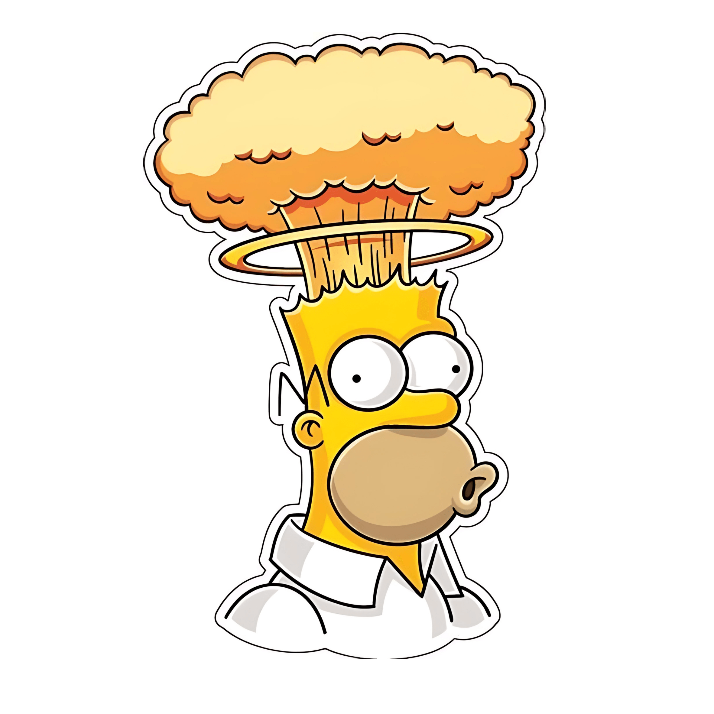 The Simpson Homer şeffaf 6cm