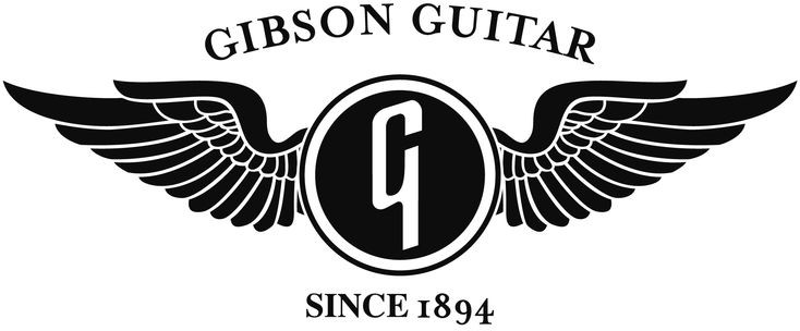 Gibson Guitar yazılı 6cm sap ve gövde stickerı