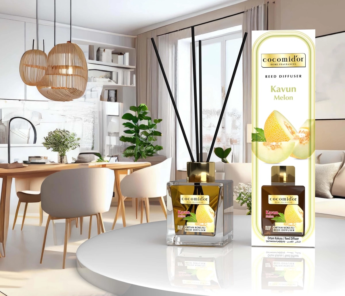 Çubuklu Oda Parfümü Kavun Melon 200ml