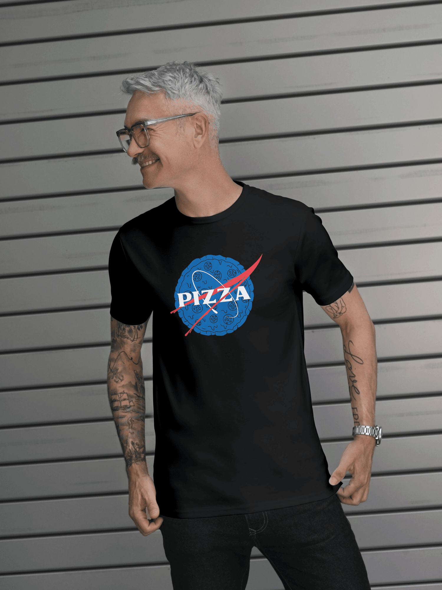 Pizza Baskılı tshirt byanatoli