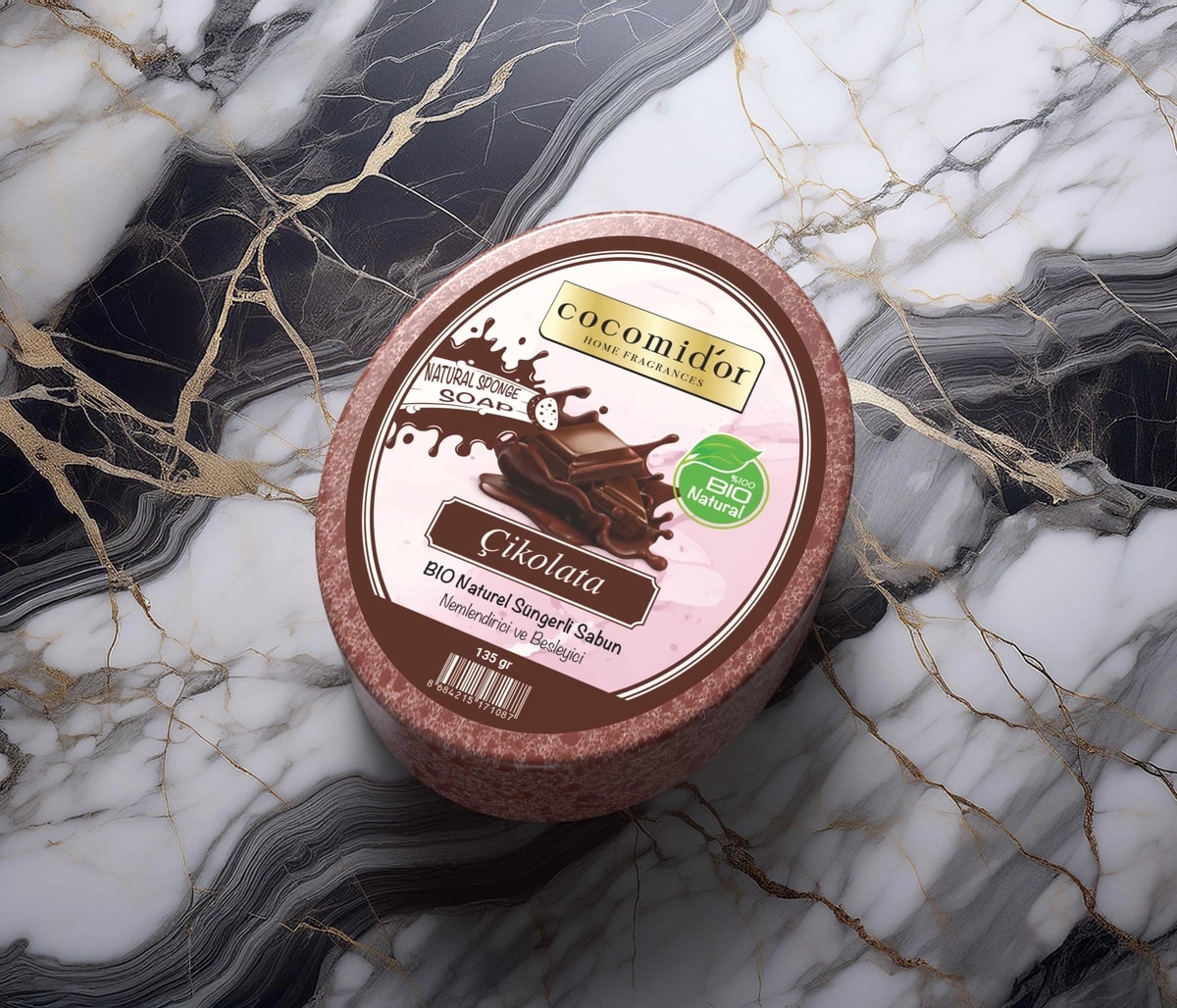 Süngerli Sabun Çikolata Aromalı 