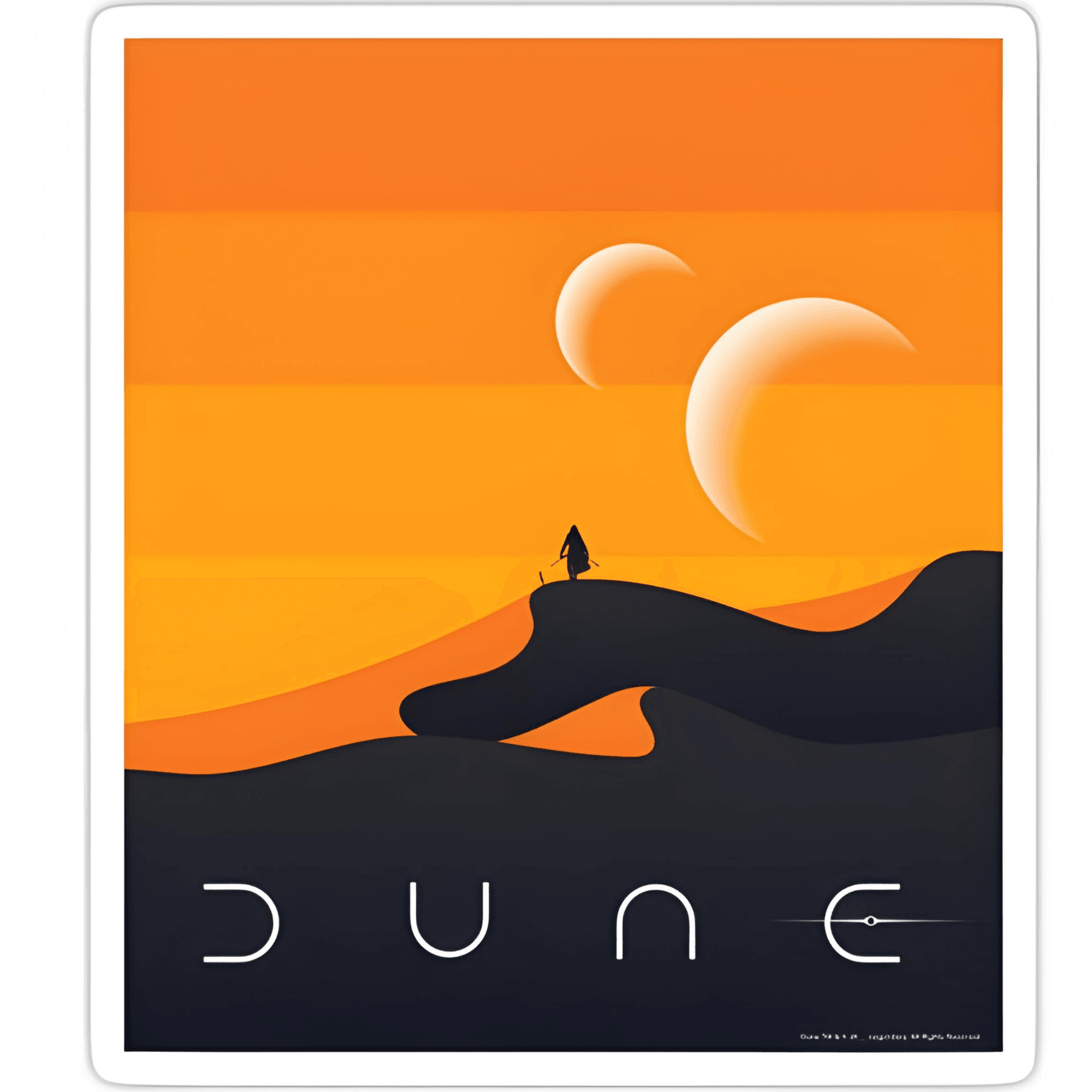 Dune sticker 6cm