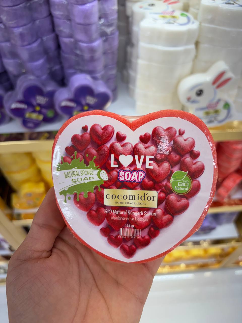 Süngerli Sabun Love