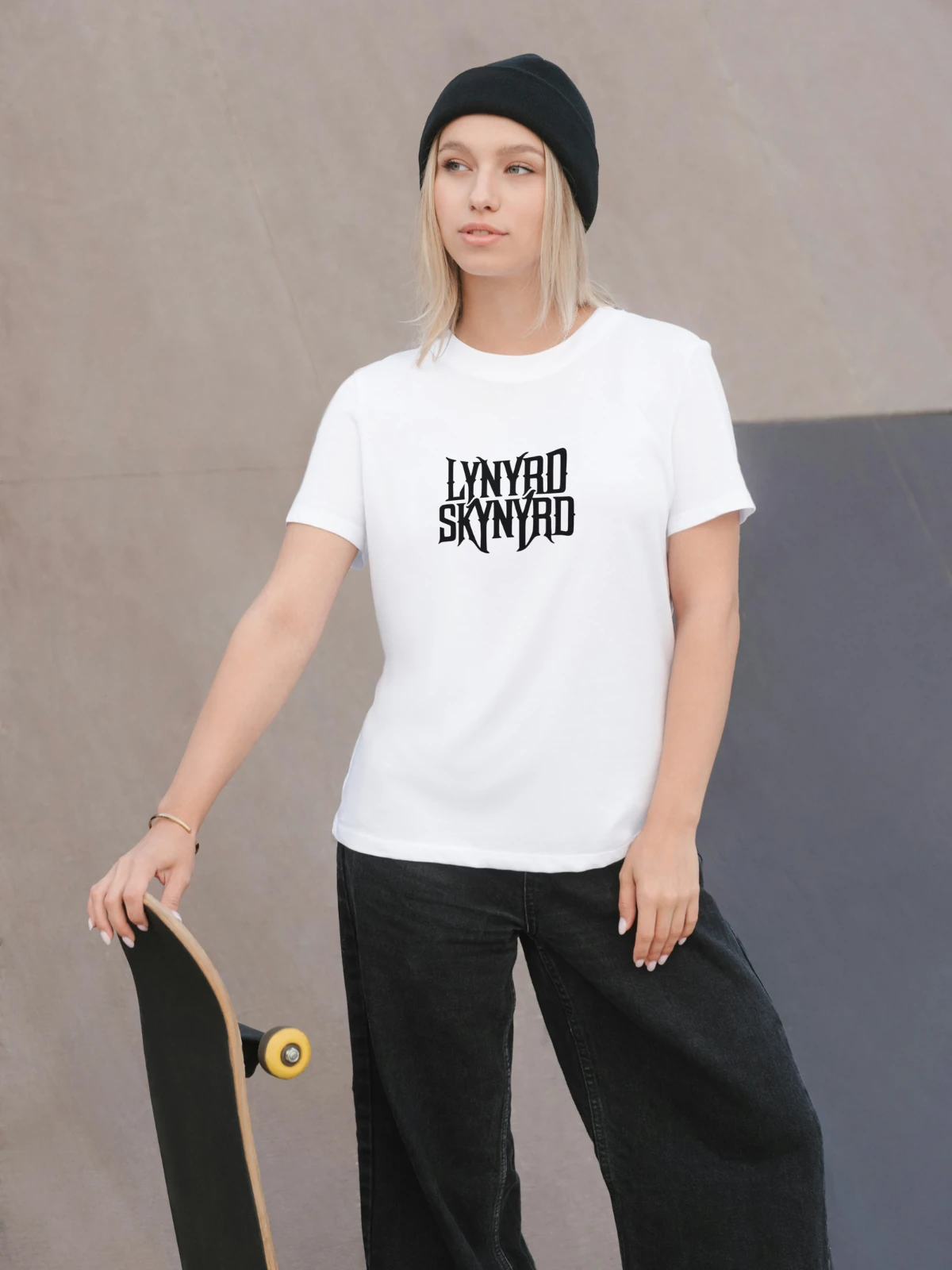 Lynyard Skynyard baskılı tshirt byanatoli