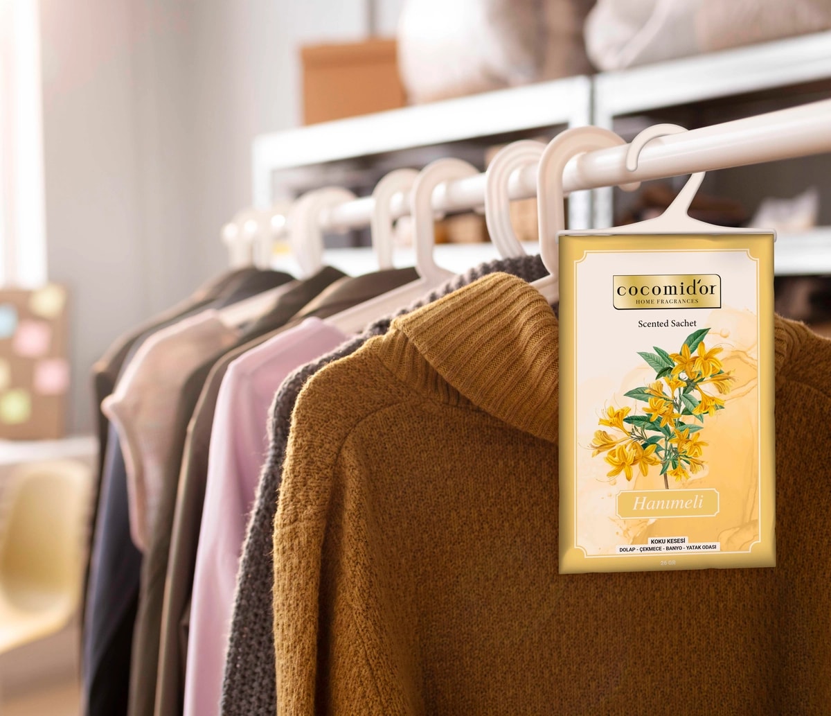 Askılı Dolap Askısı Hanımeli