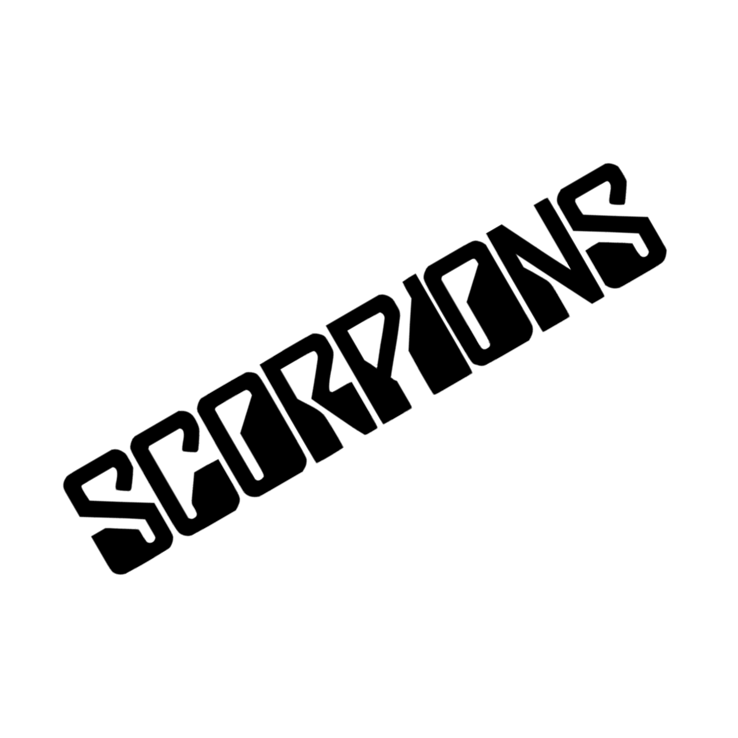 Scorpions sticker şeffaf 6 cm