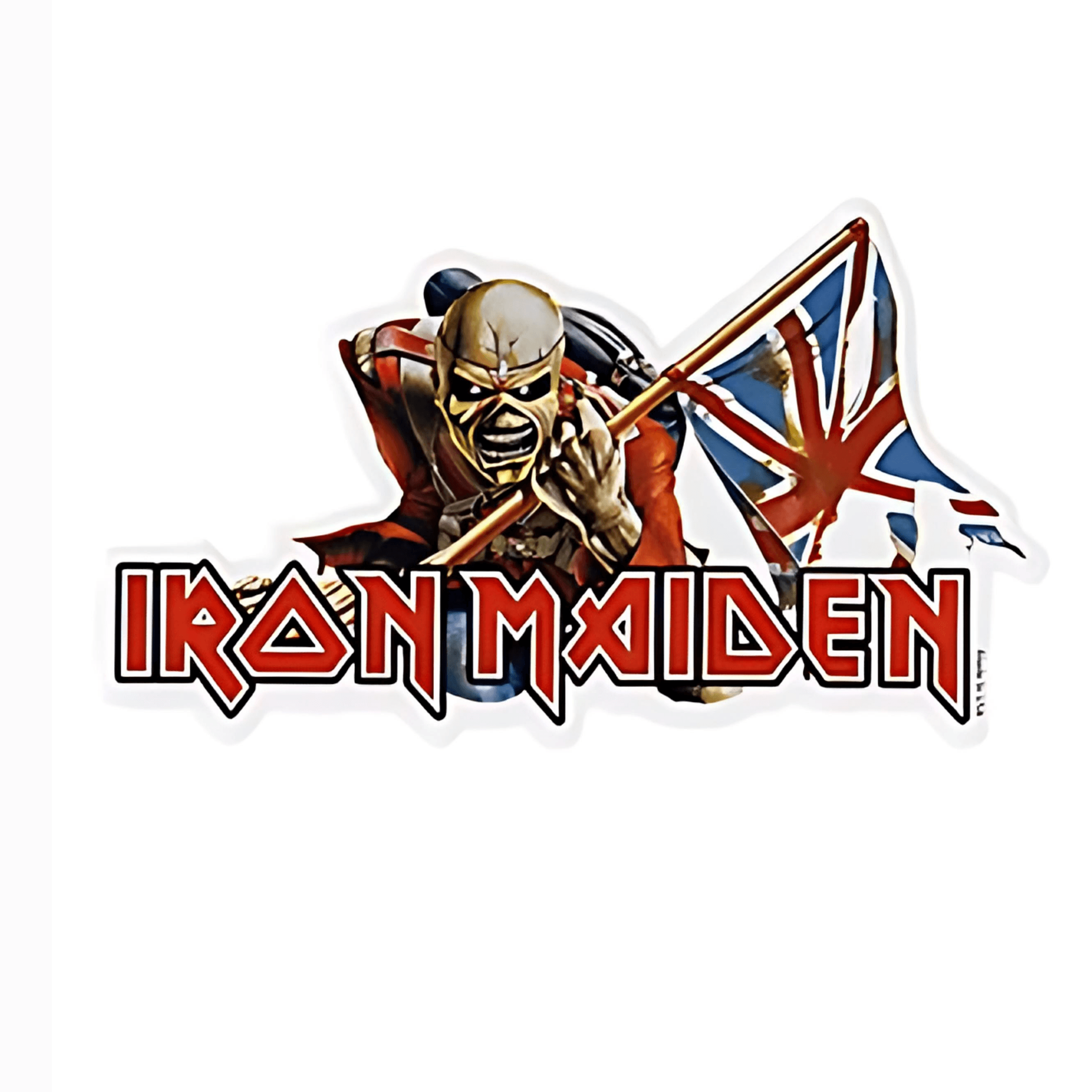 Iron Maiden sticker şeffaf 6cm
