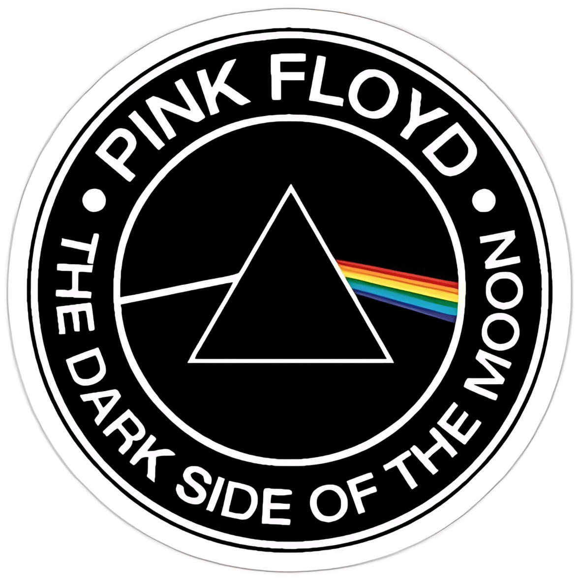 Pink FLOYD sticker şeffaf 6cm