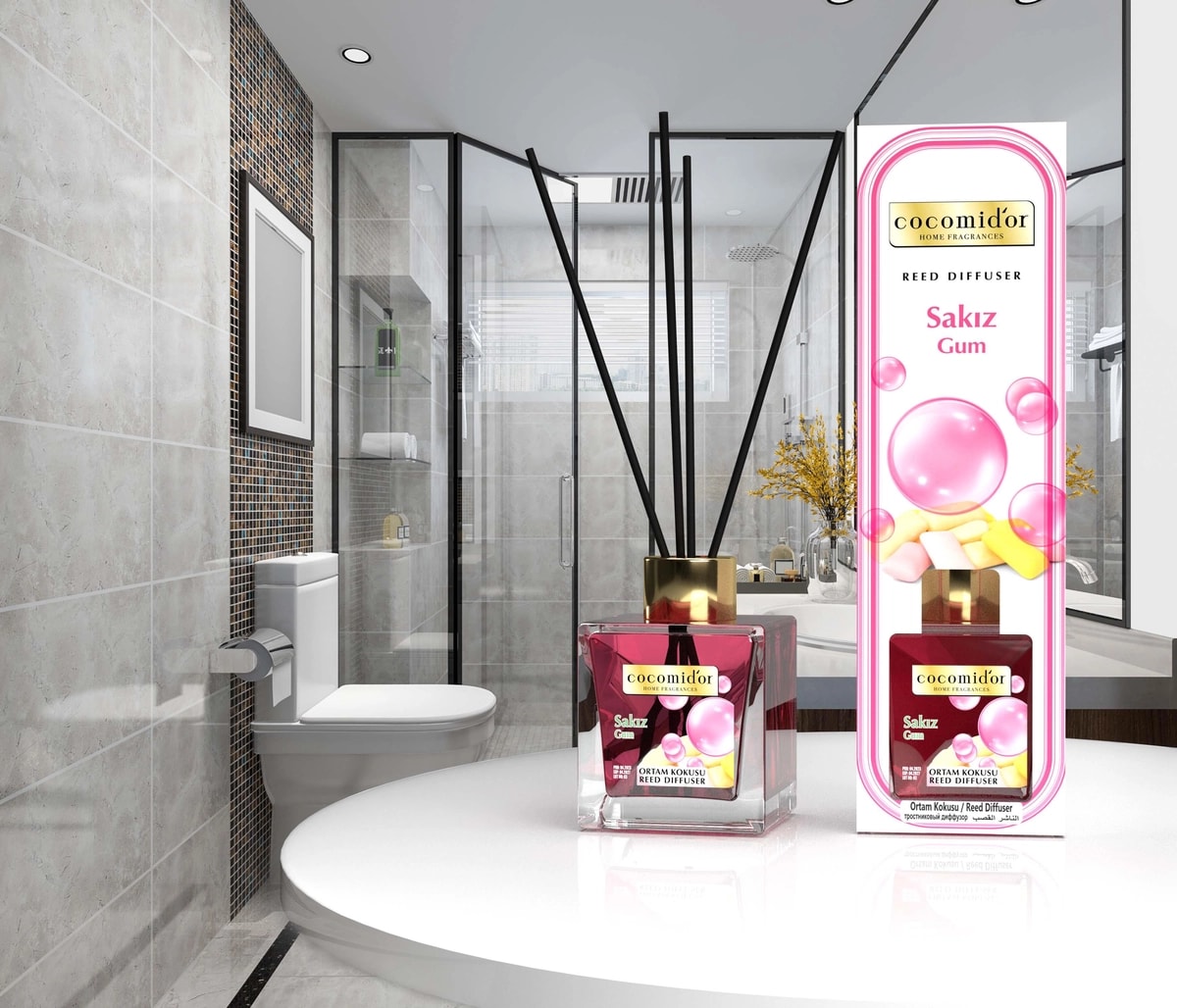 Çubuklu Oda Parfümü Sakız Gum 200ml