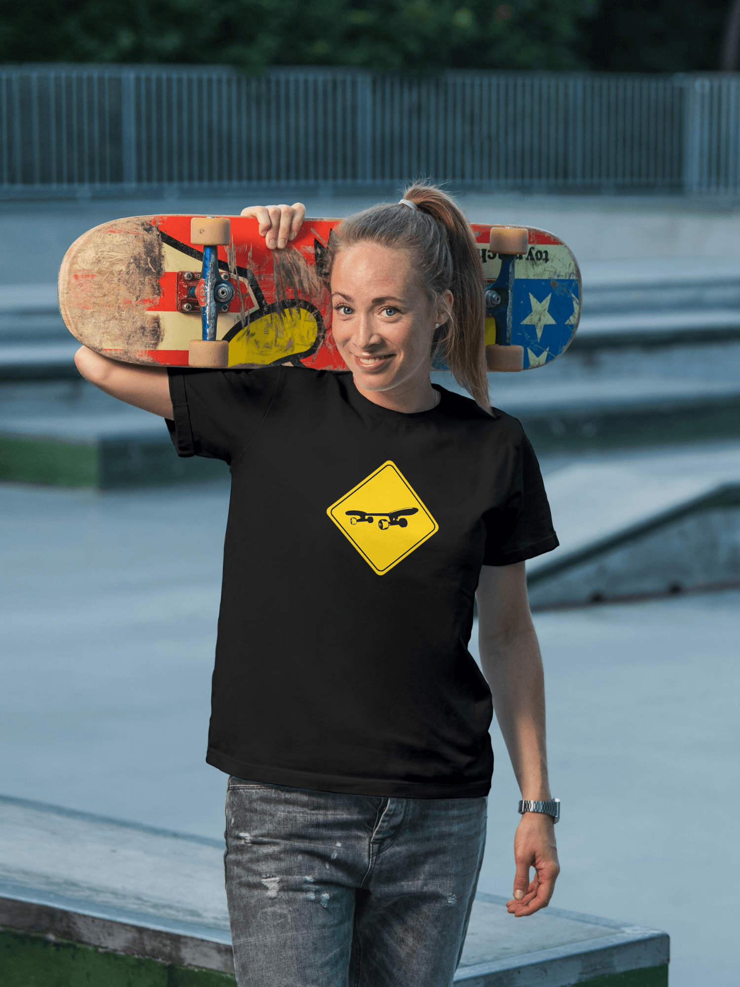 Skate tabelası baskı tshirt byanatoli