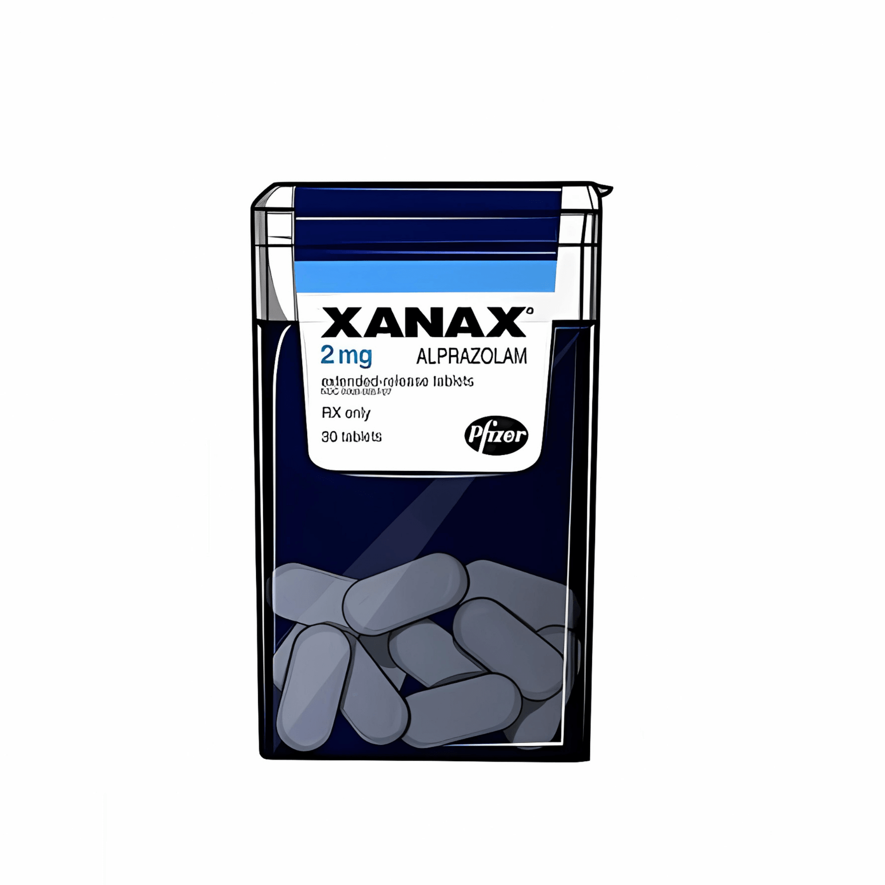 Xanax sitcker 6cm