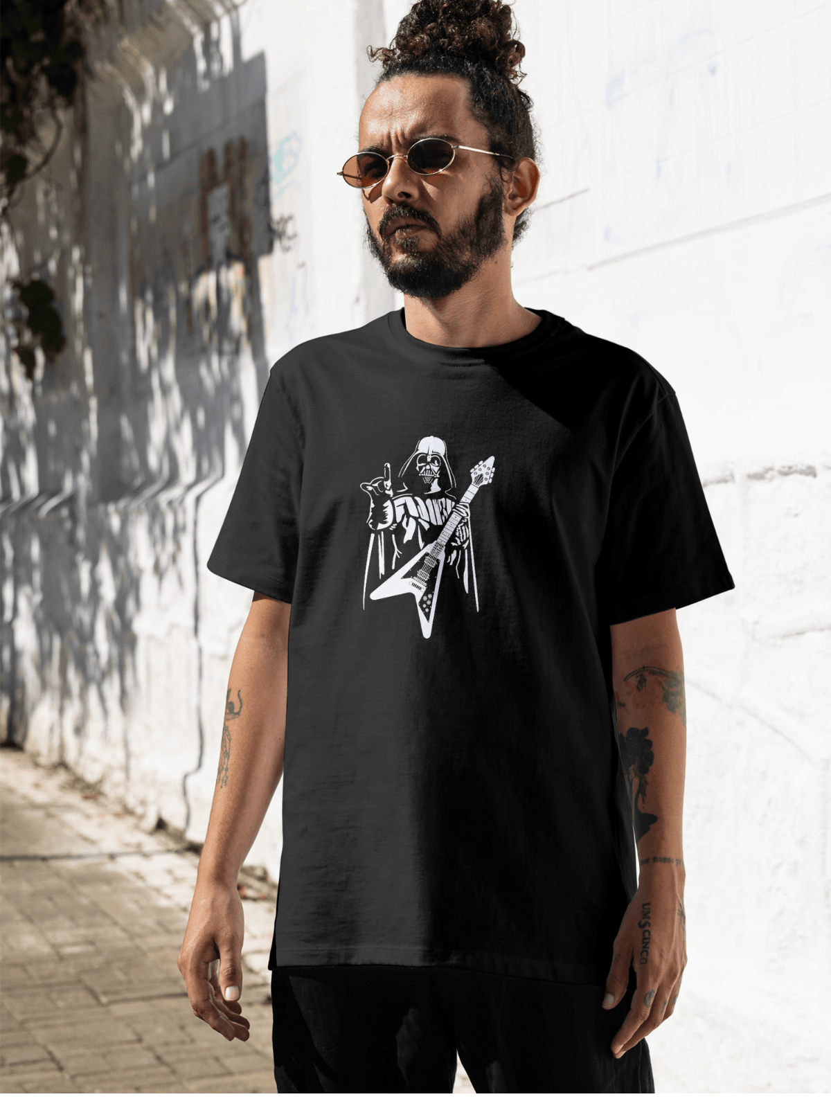 DarthVader Wanna Rock baskılı byanatoli