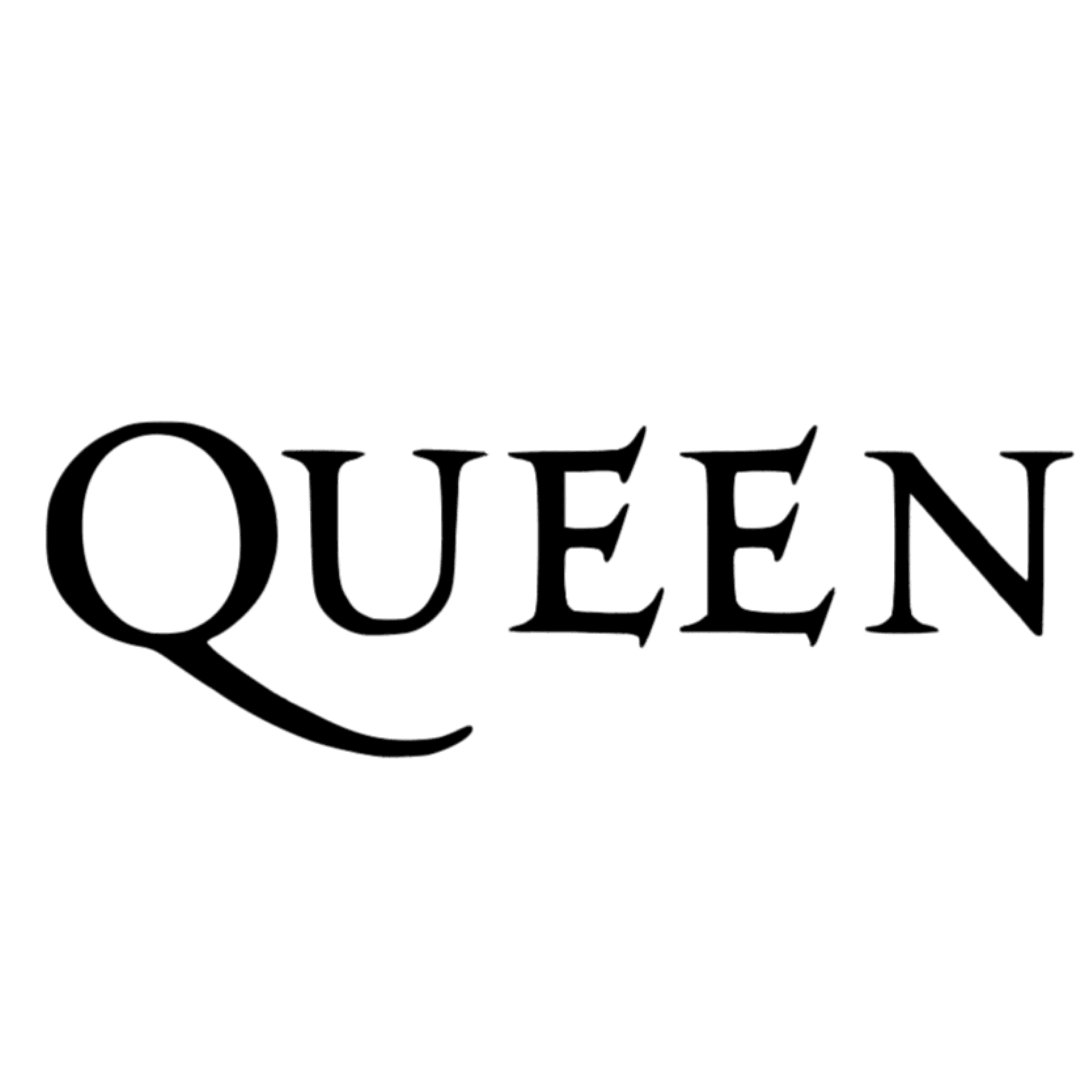 Queen v2 sticker şeffaf 6cm