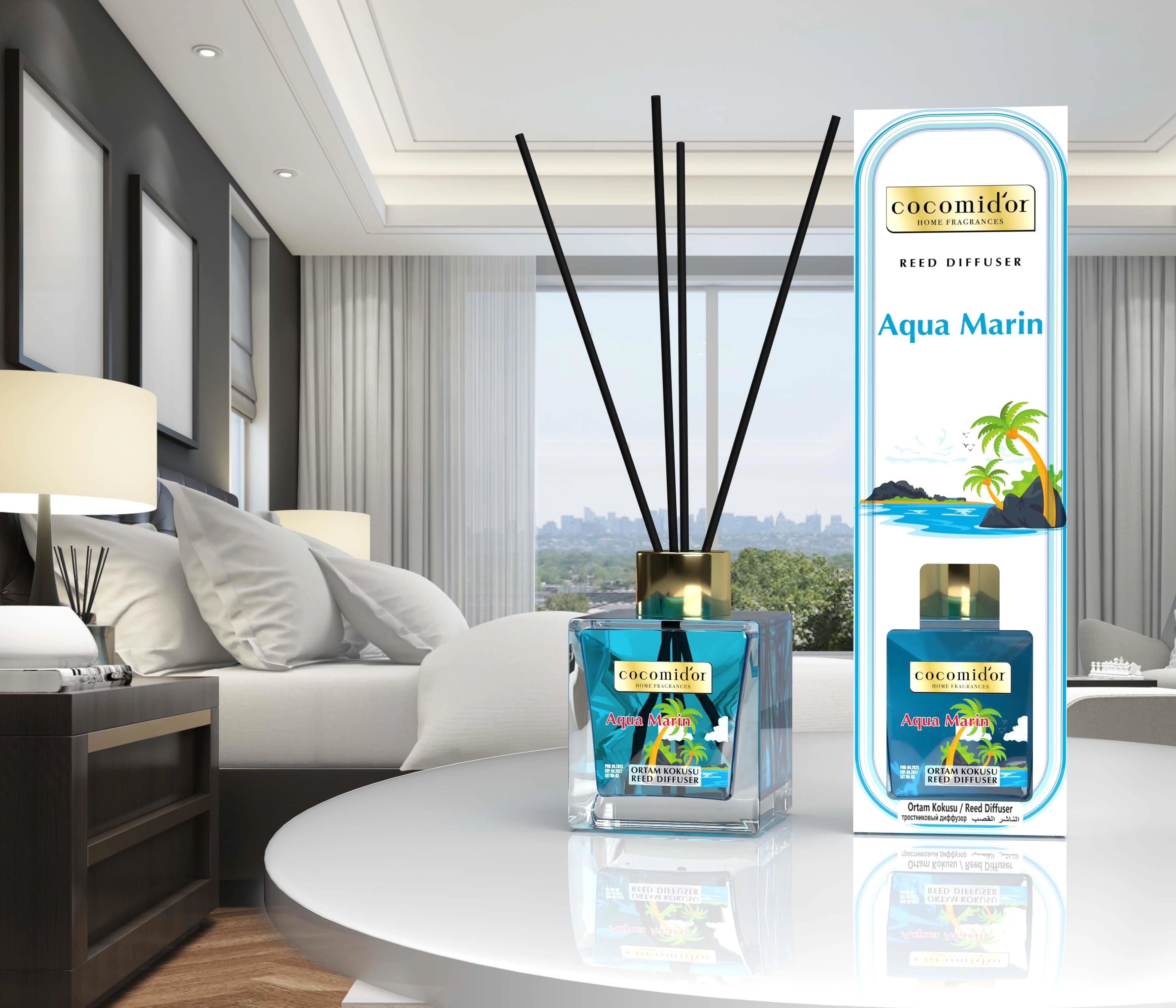 Çubuklu Oda Parfümü  Aqua Marin 200ml