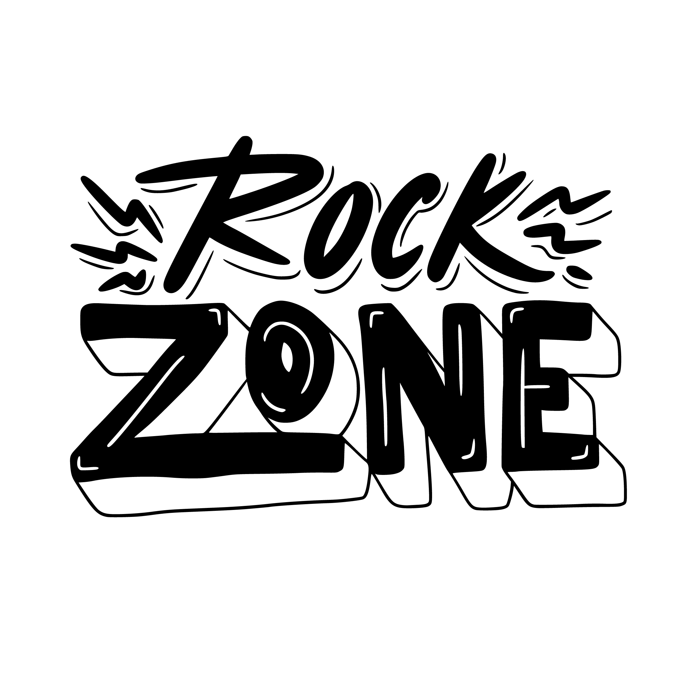 Rock Zone sticker 6cm