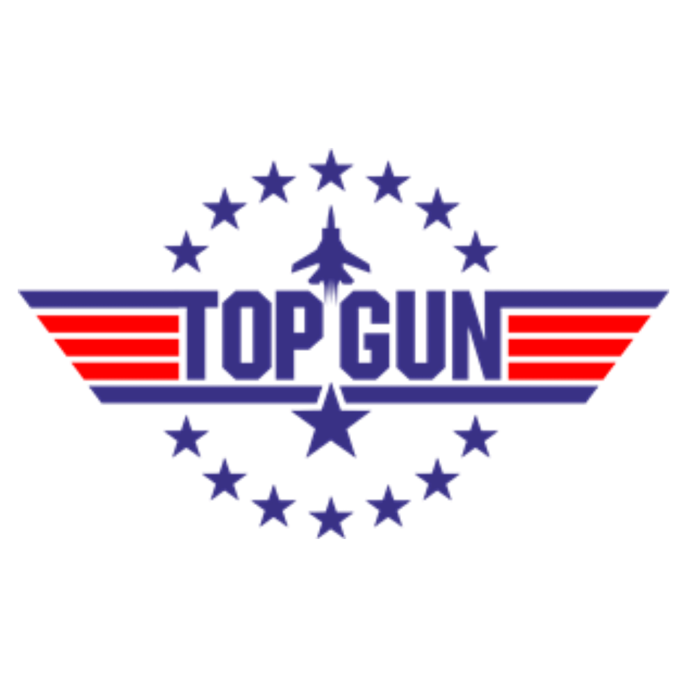 Top Gun renkli şeffaf 6cm 