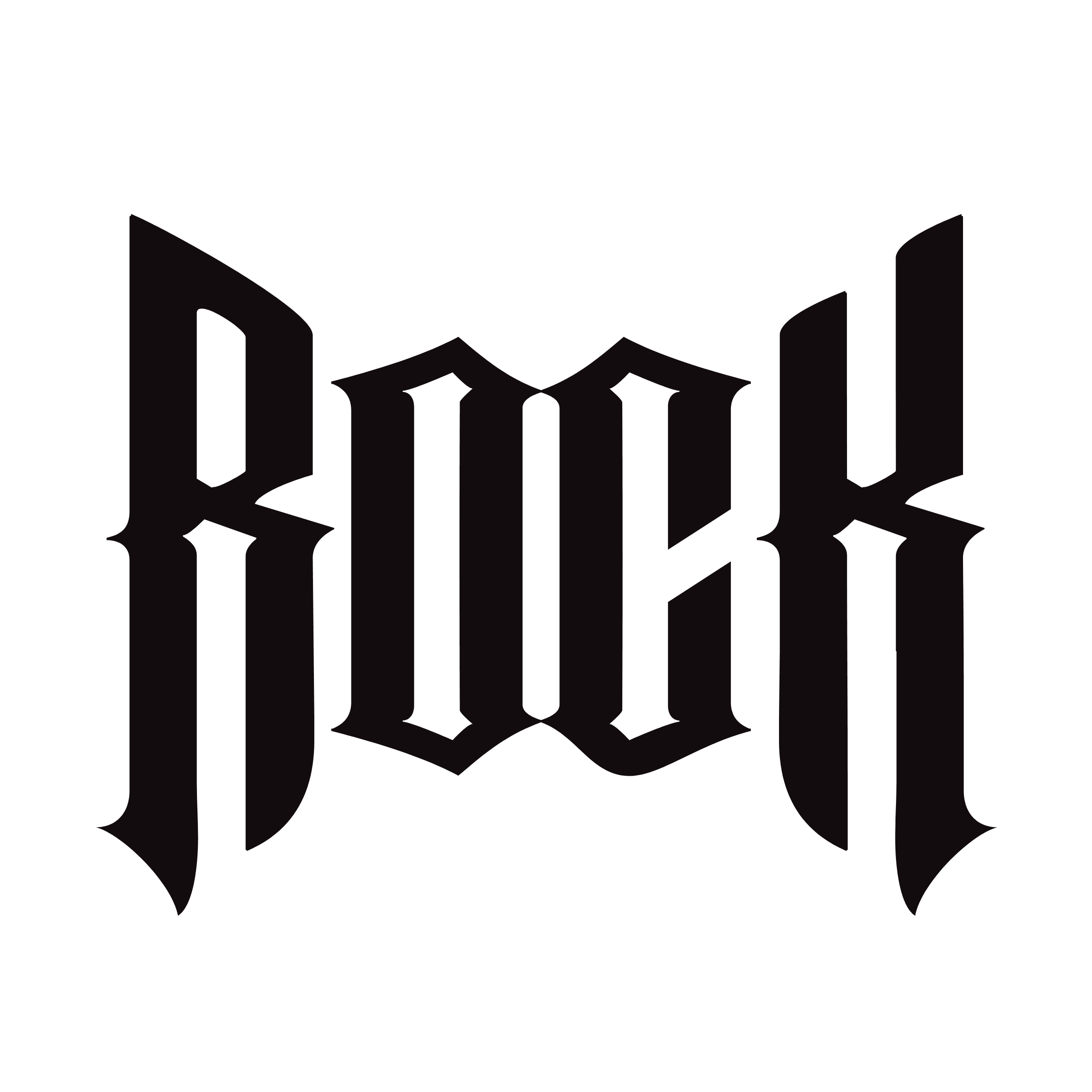 Rock şeffaf sticker 6cm