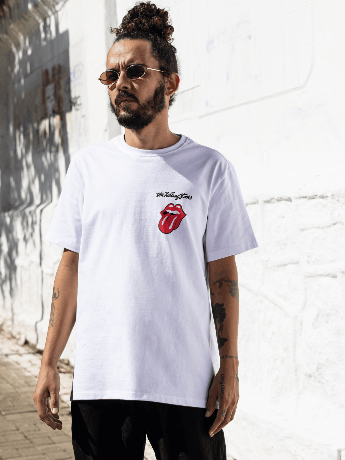 The Rolings Stones baskılı tshirt byanatoli