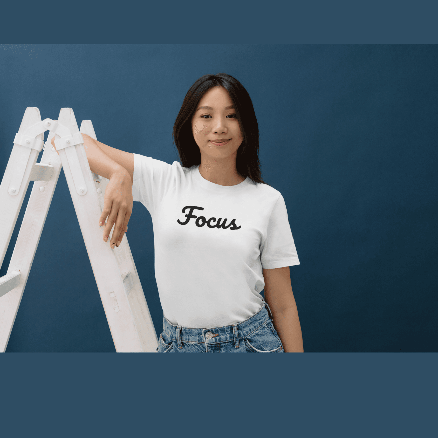 Focus baskılı tshirt
