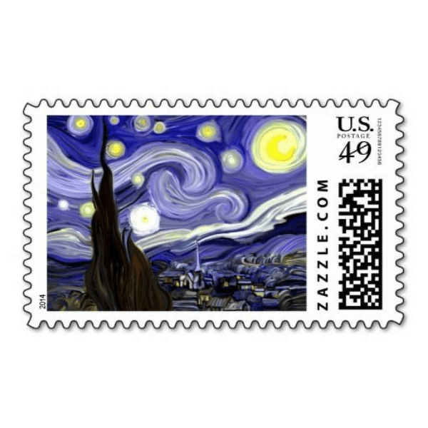 Ticket to Stary Night Yıldızlı Geceler – Van Gogh Sticker Koleksiyonu