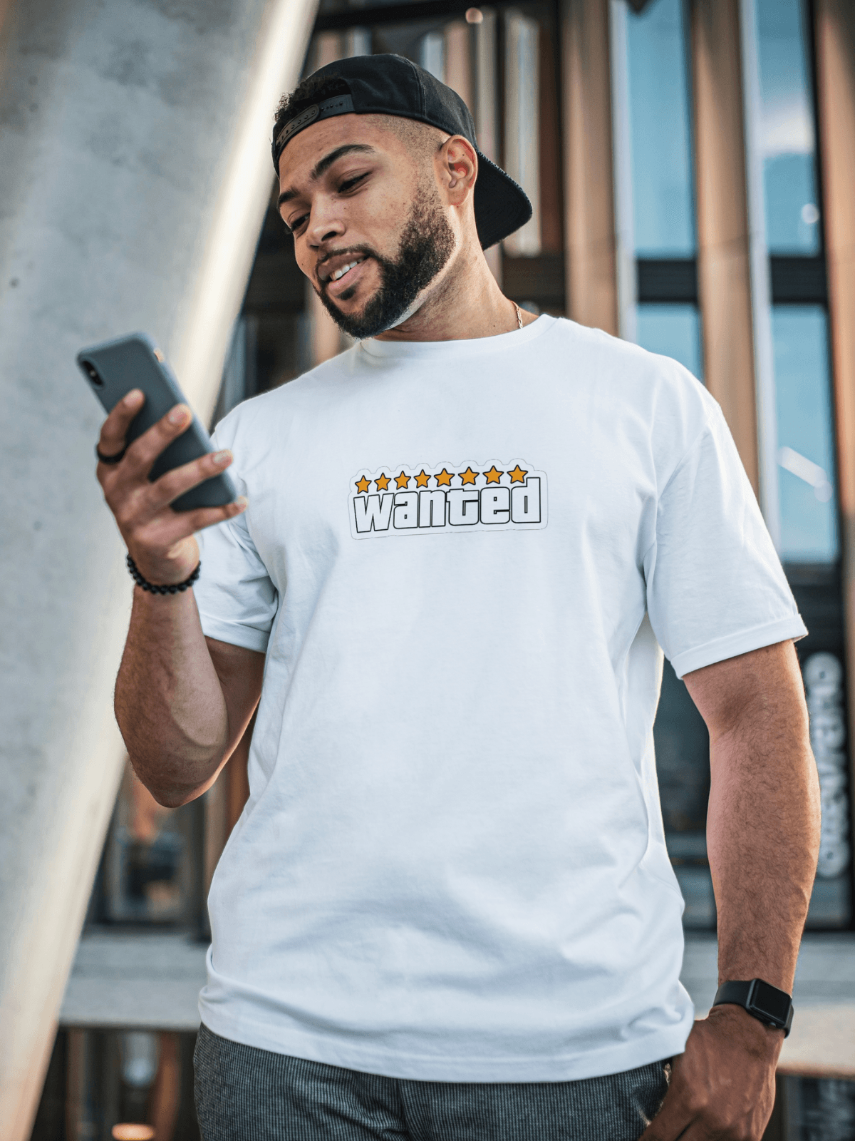 wanted baskılı tshirt byanatoli 