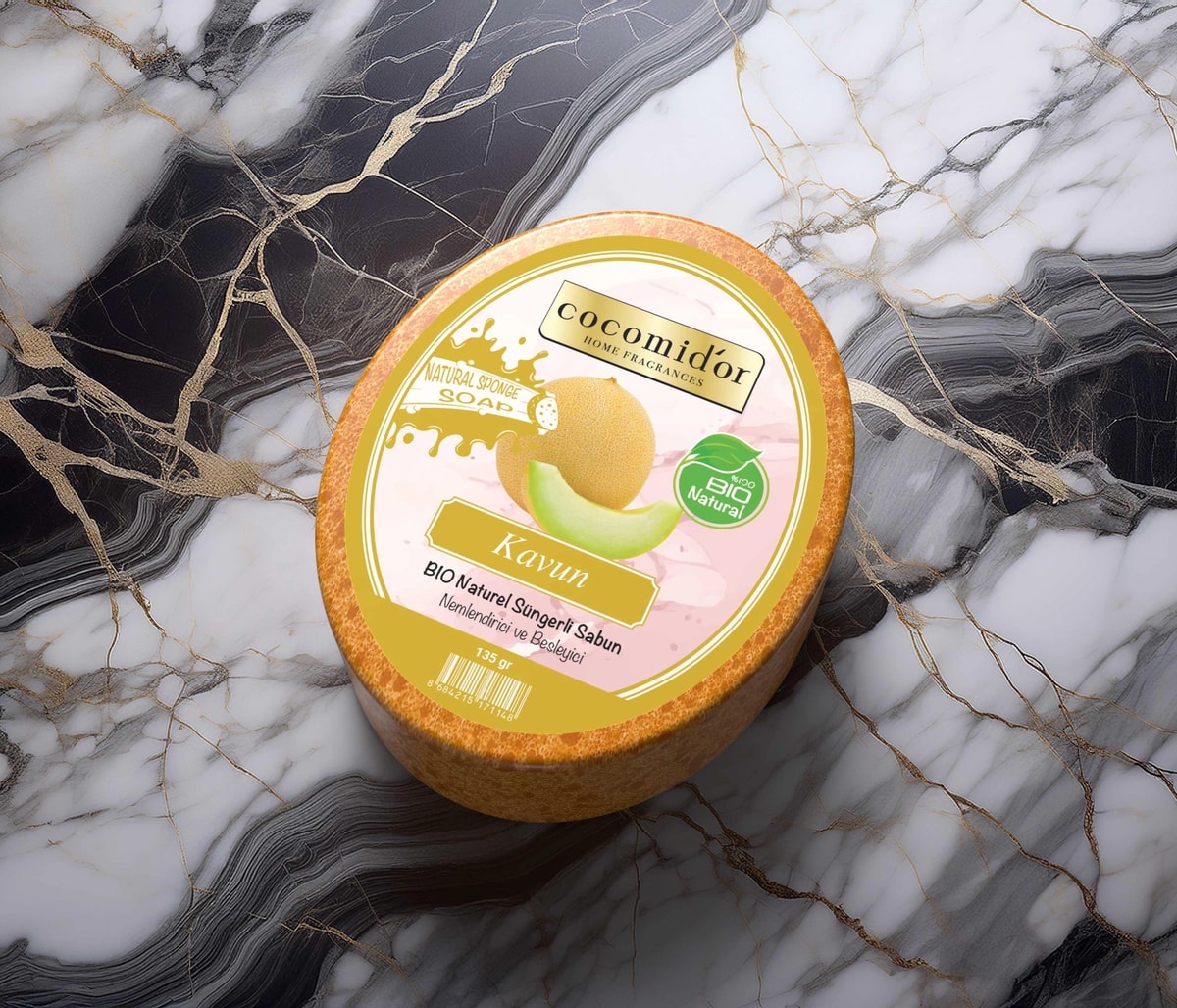 Süngerli Sabun Kavun Melon 