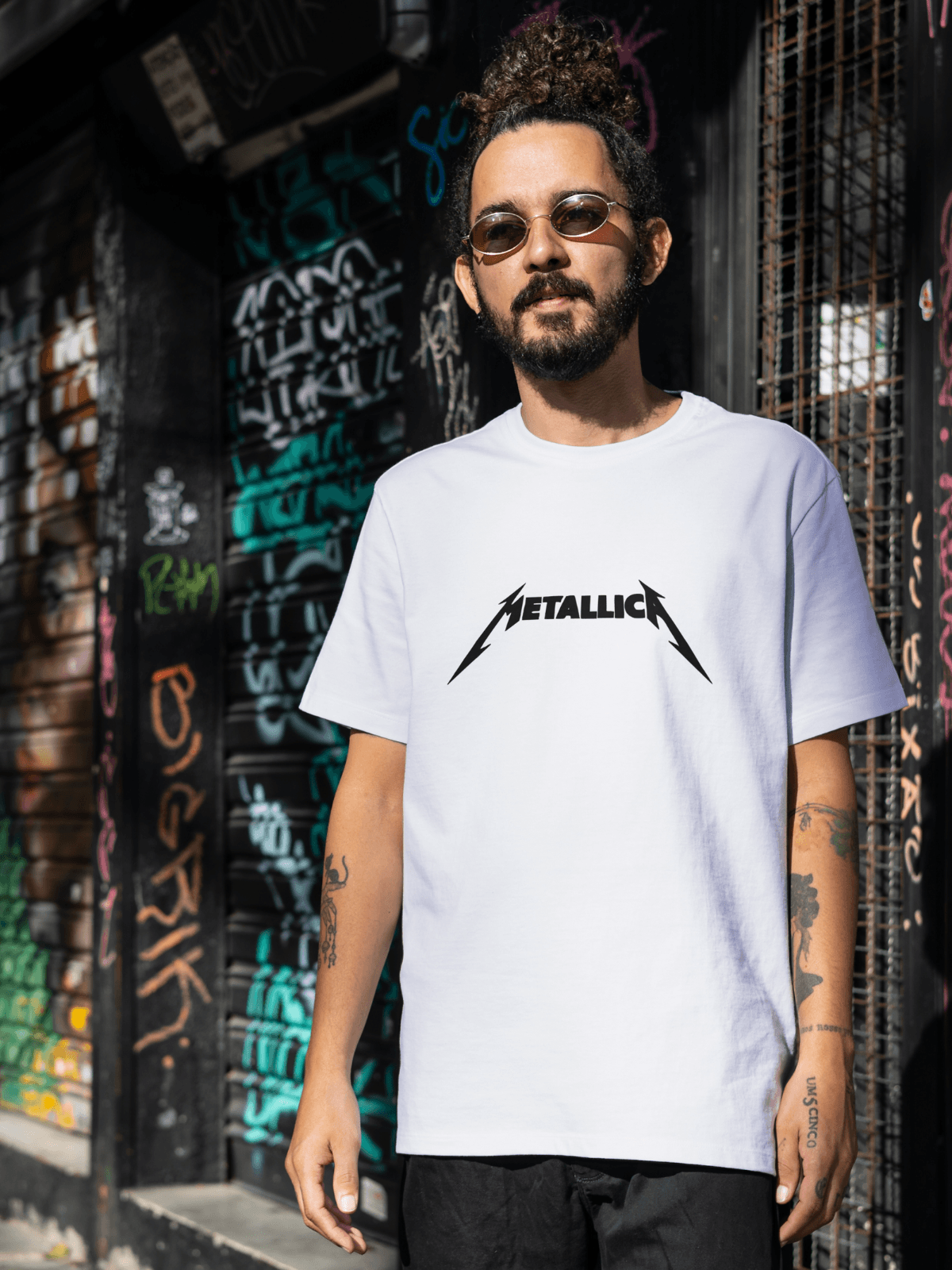 Metallica baskılı tshirt byanatoli