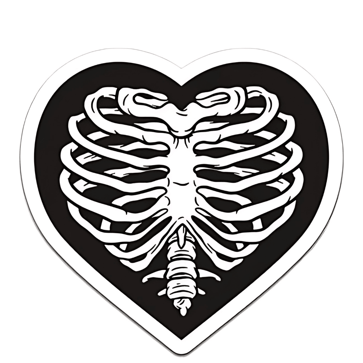Heart Bone şeffaf 6cm 