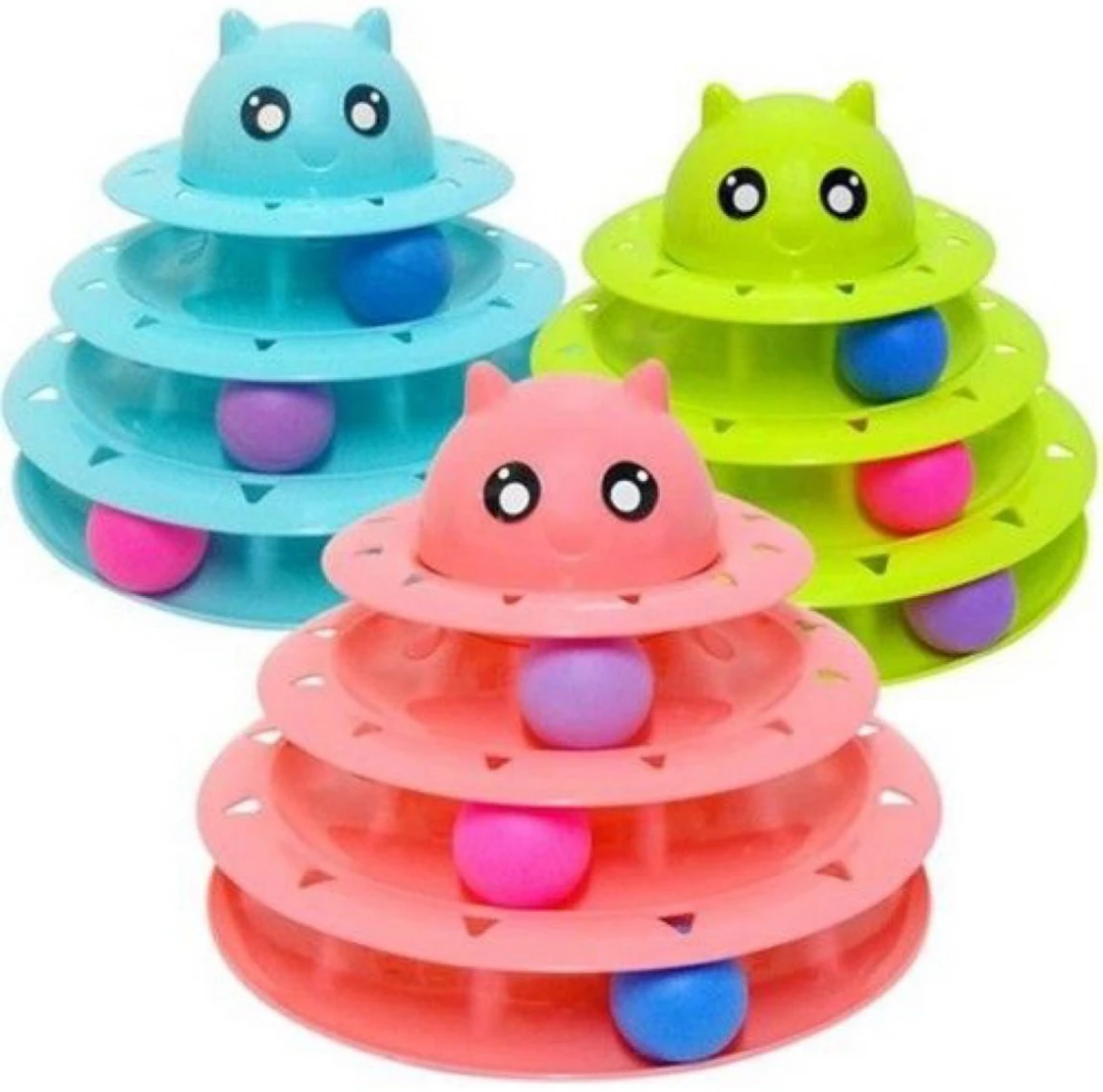 Üç Katlı Kedi Oyuncağı