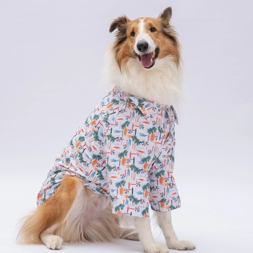 Palm Beach Desenli Büyük Gömlek