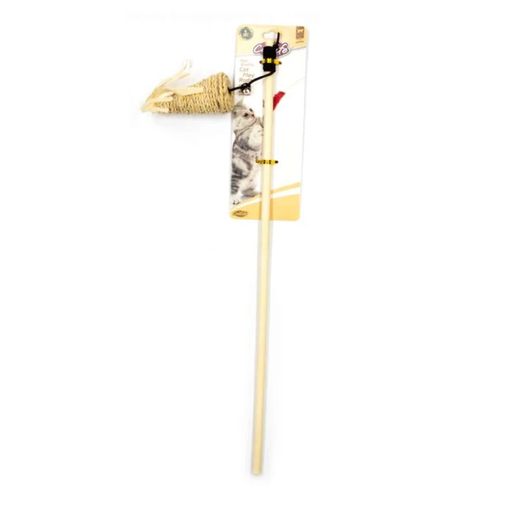 Kediler İçin Naturel Zilli Olta