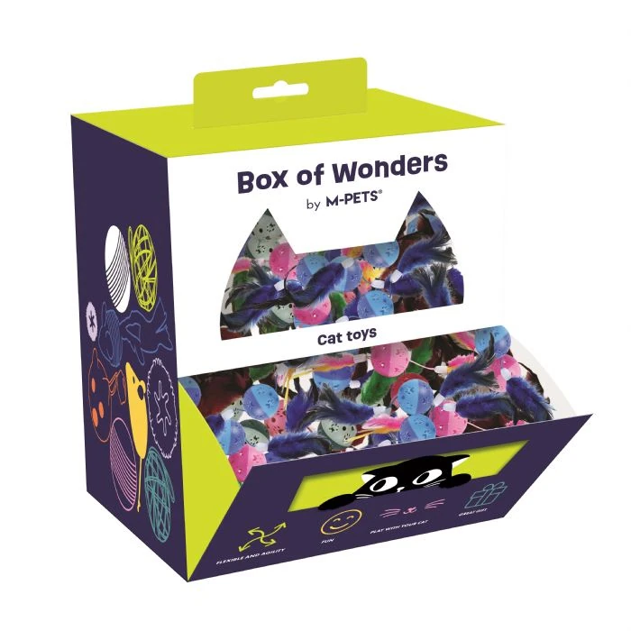 Wonders Bell Ball Kedi Oyuncağı Display  (1 Adet Gönderilecektir)