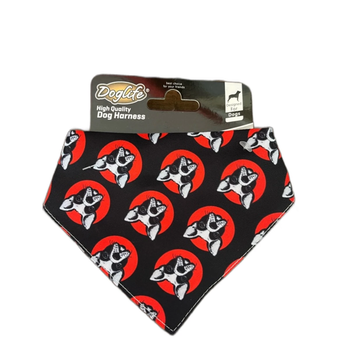 Köpek Desenli Köpek Fuları