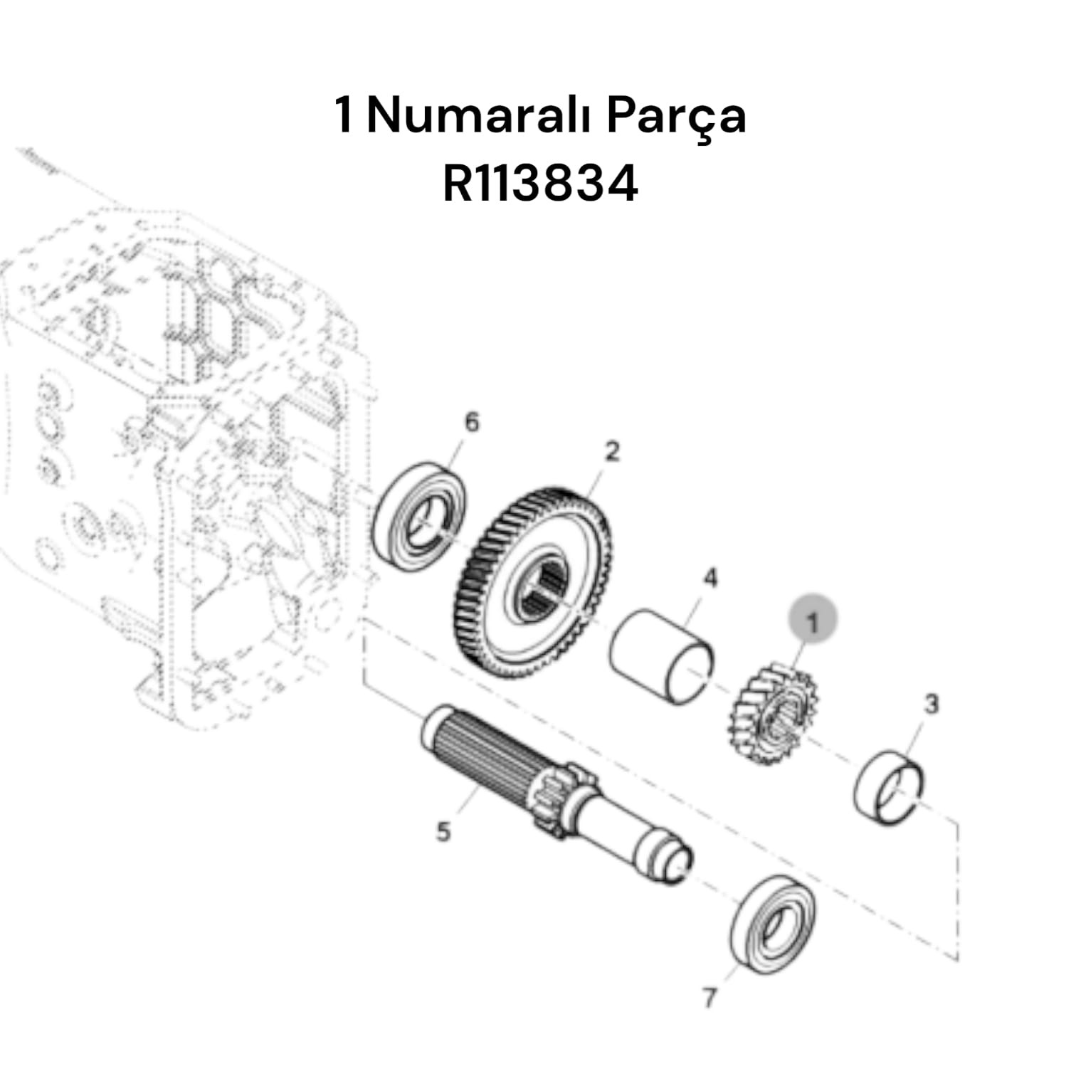 B2 TAKVİYE DİŞLİ KARŞILIĞI Z:29 - R113834