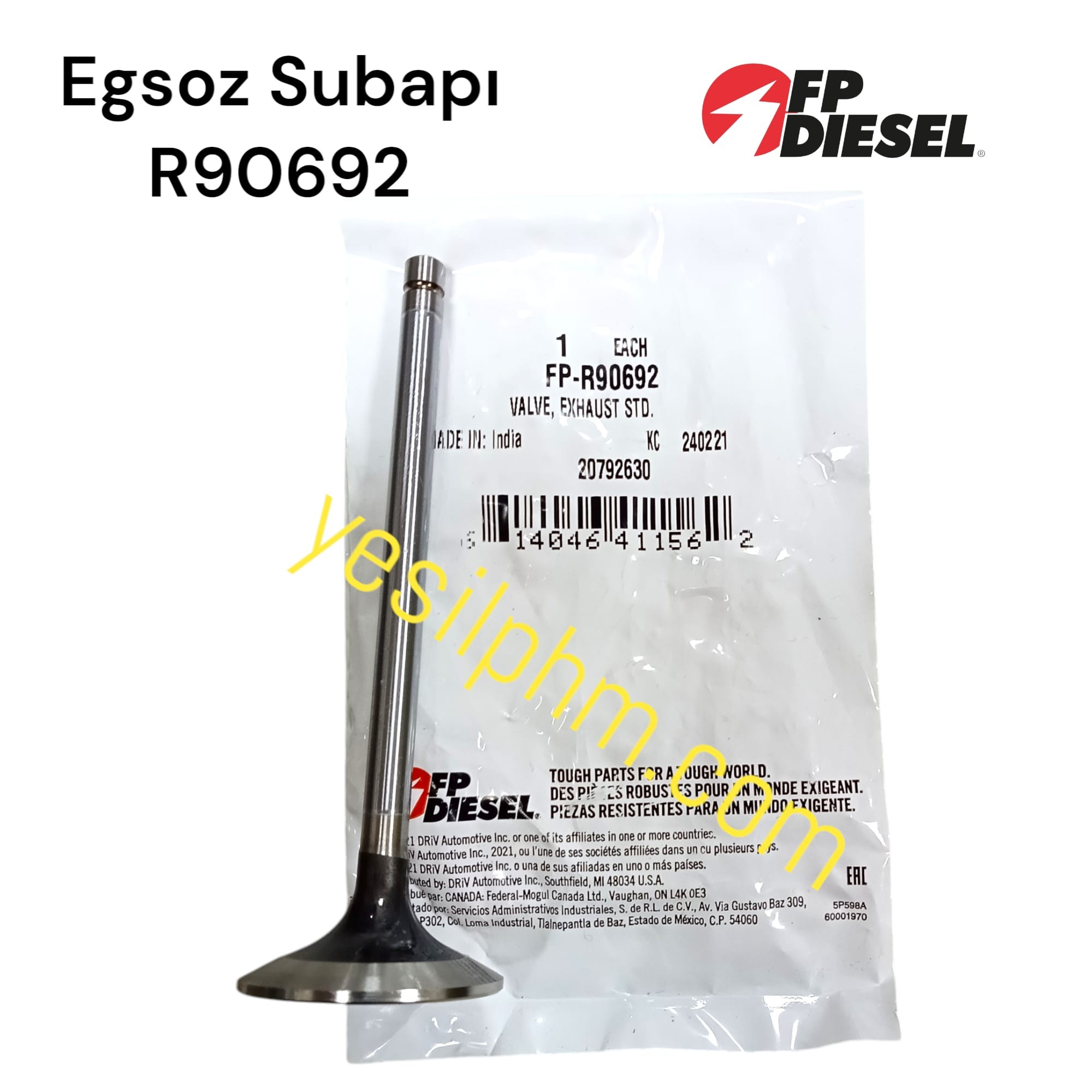 EGSOZ SUBAPI STD. - R90692