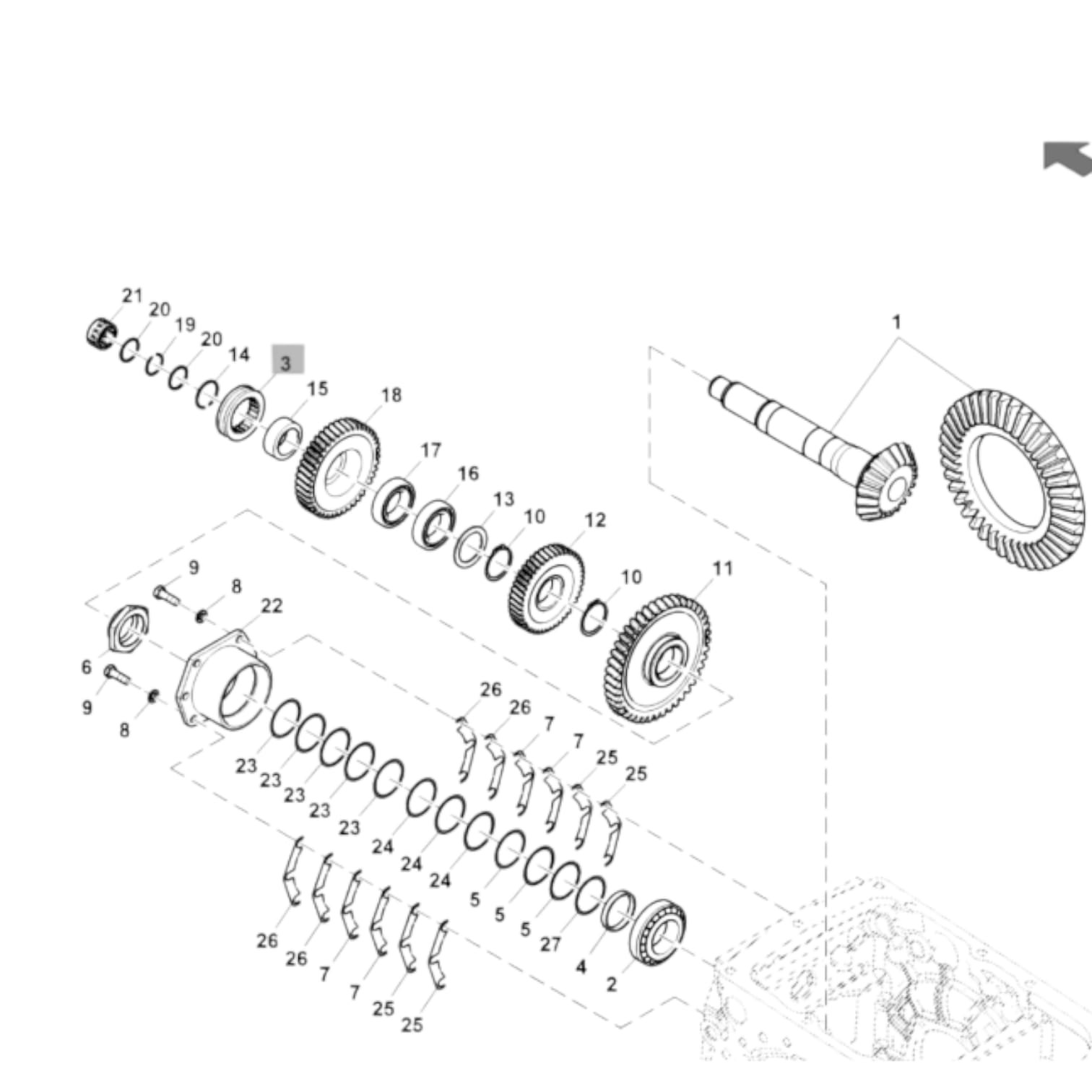 SEKROMENÇ DİŞLİSİ Z:20 - R138188 (R113843)