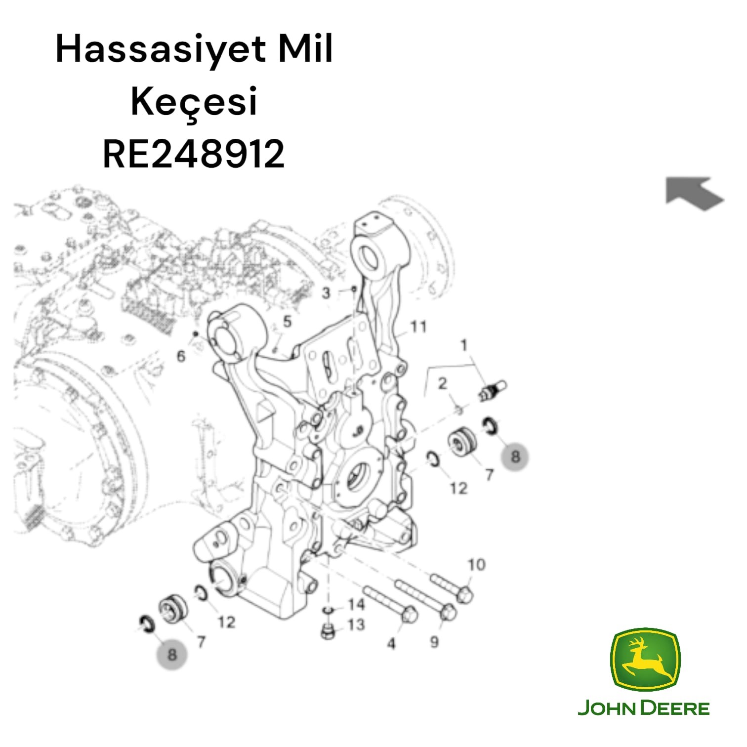 HASSASİYET MİL KEÇESİ - RE248912