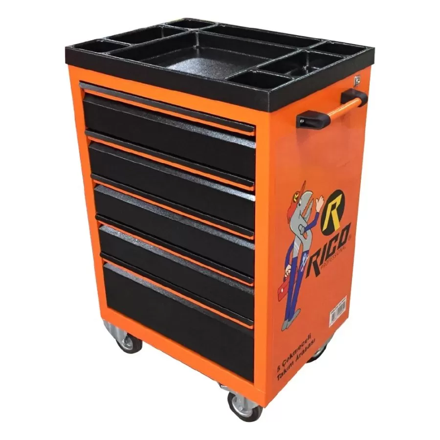 Rico 025-TA0005  5 Çekmeceli Takım Arabası ( BOŞ )